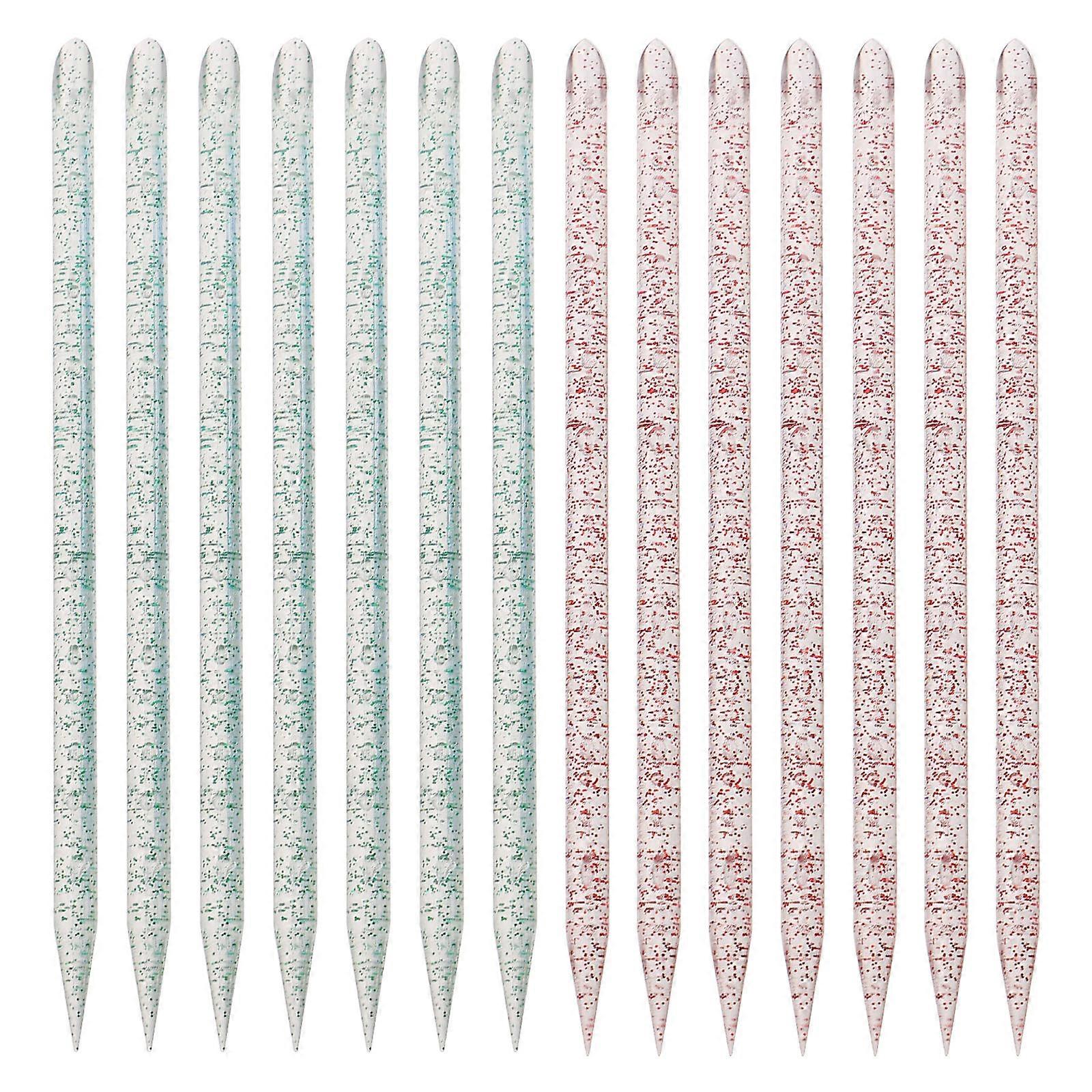200pcs Head Manicure Cuticle Pushers & Nail Art Dotting Pens, Lightweight Dead Skin Remover Tools with Comfortable Grip and Convenient Ended Design