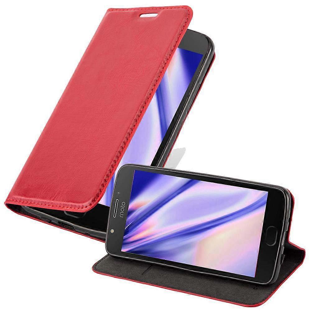 Motorola MOTO E4 PLUS Case - Protective Case with Stand Function and Card Slot