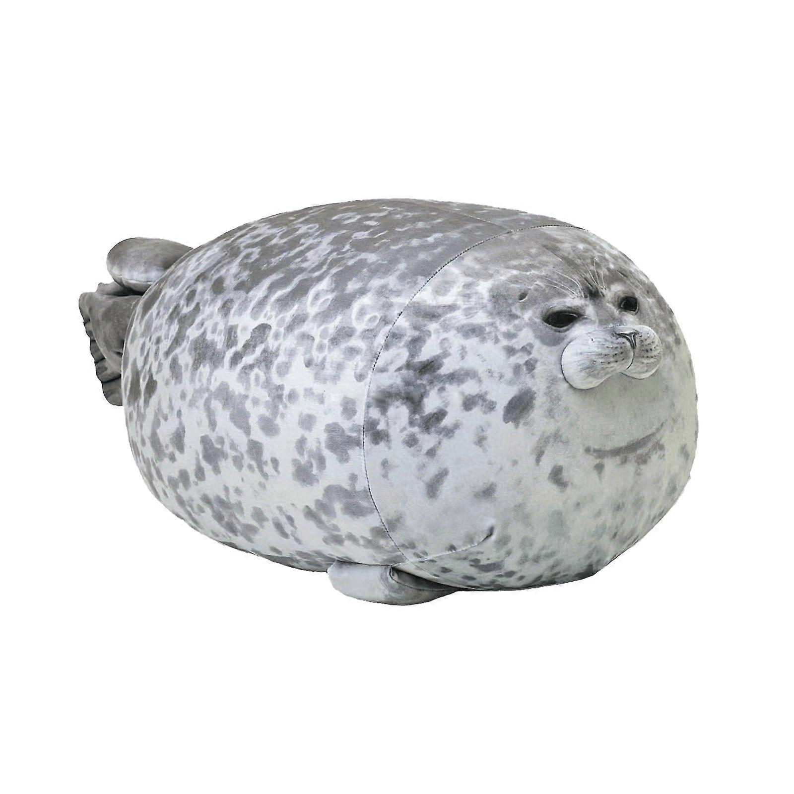 Seal Cotton Stuffed Animal Grey Seal Plush 20 cm | Soft Hugging Pillow | Ocean Pillow Pet For Kids And Adults