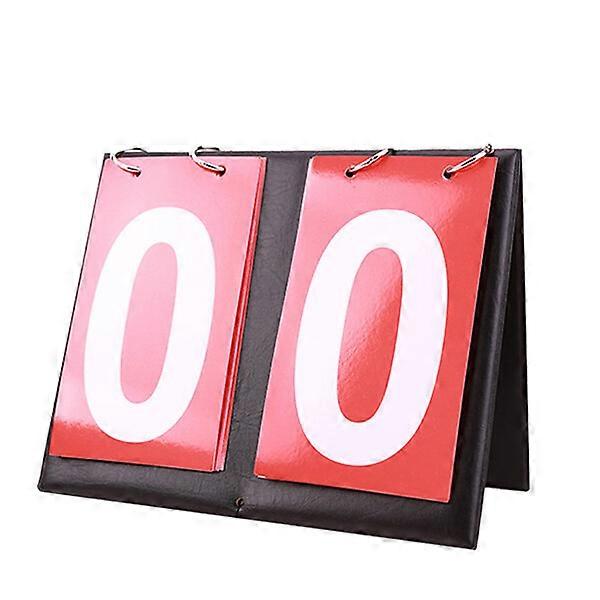 Sports scoreboard, red, clear and easy to read, convenient to store