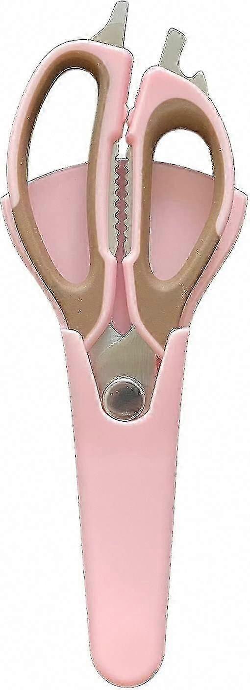 Multi-purpose Kitchen Scissors with Sharp Stainless Steel Blades and Blade Cover