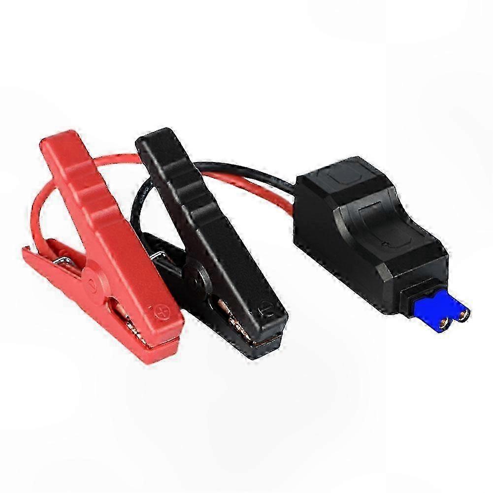 Emergency Car Battery Jump Starter with EC5 Connector and Alligator Clamps for Dead Battery Situations