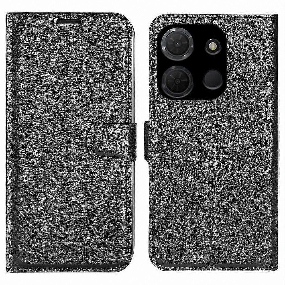 Leather Wallet Phone Case with Litchi Texture for 503 Model - Shockproof Design