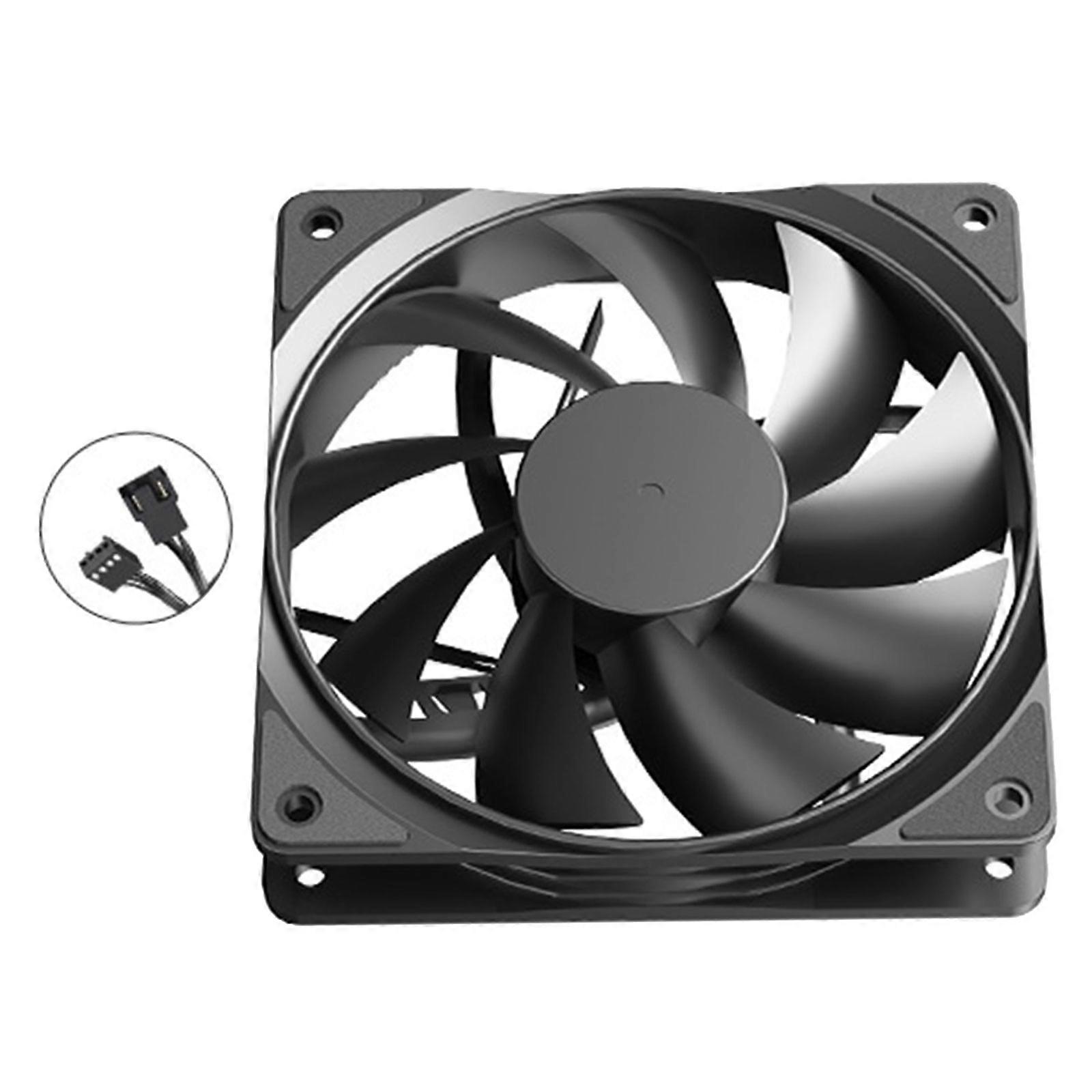 Computer PC Case Fan 120mm 12V 4Pin 1200RPM Brushless Cooling Fan Replacement For PC Desktop Computer Case Server Multicolor