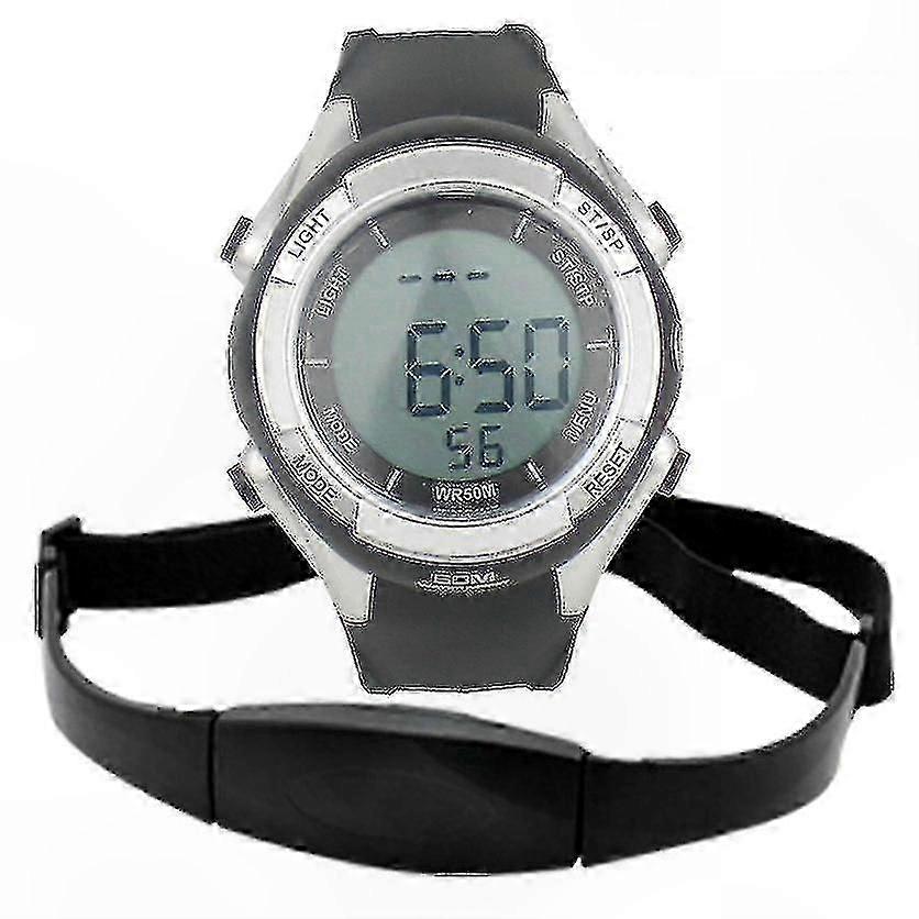 Digital Heart Rate Monitor Watch with Waterproof Design and Fitness Tracking for Running and Sports Activities