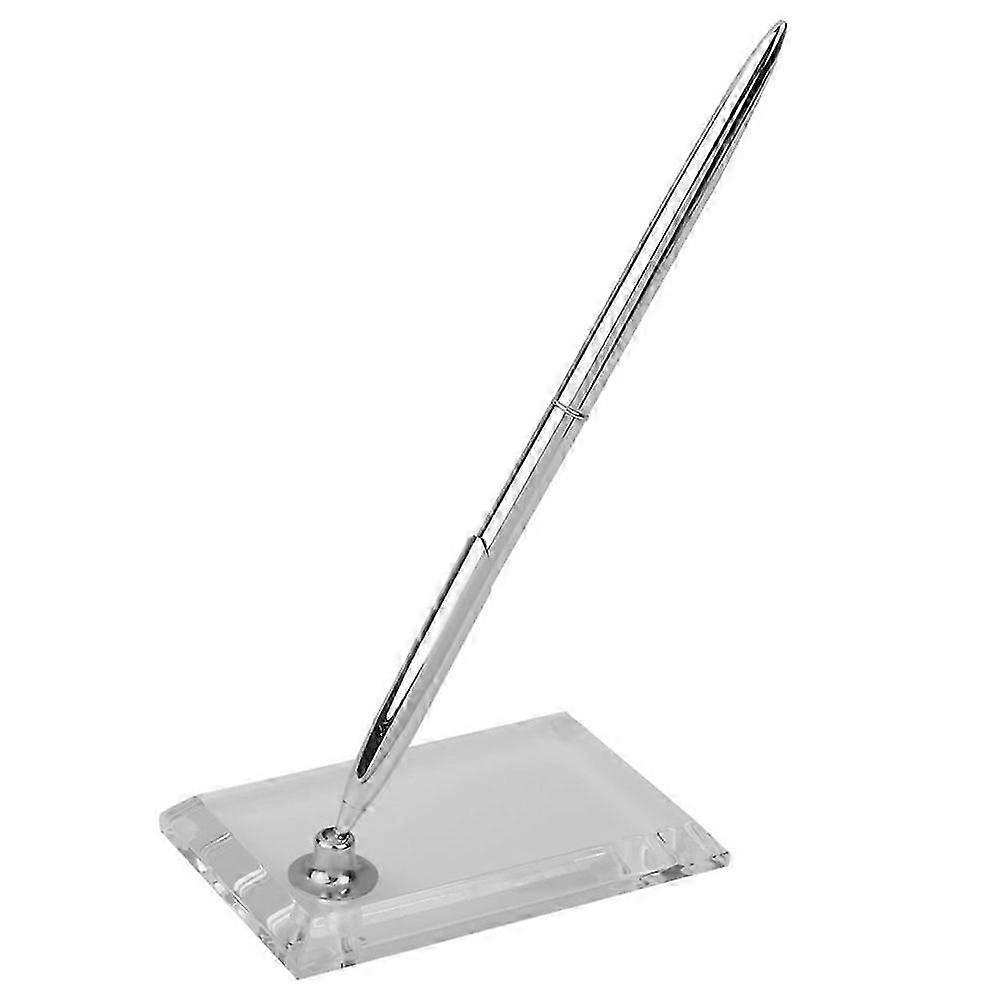 Rectangular Pen Holder Signing Pen Set for Wedding Bridal Engagement