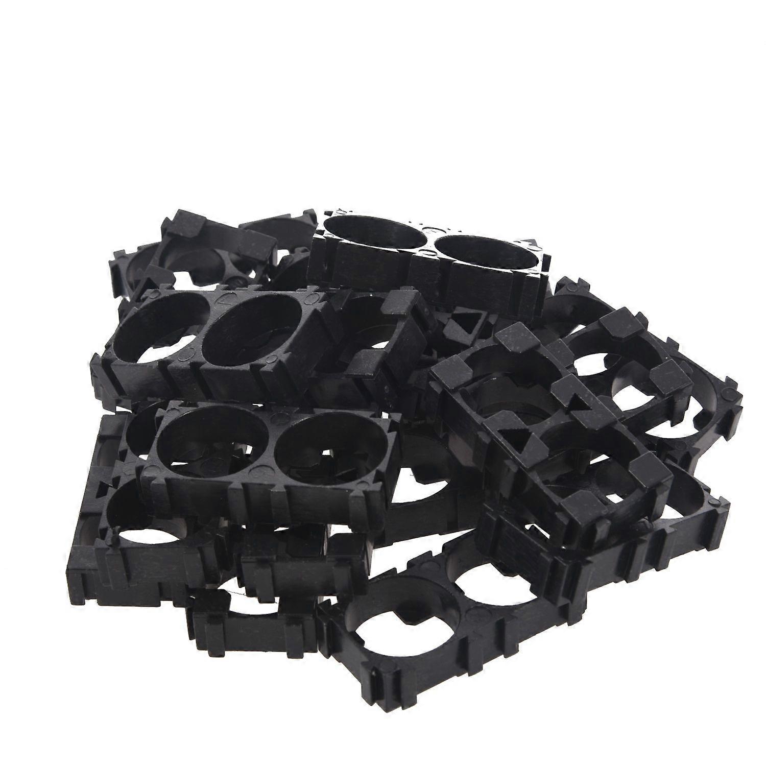 20x 18650 Lithium Battery Double Holder Bracket for DIY Cell Pack Black