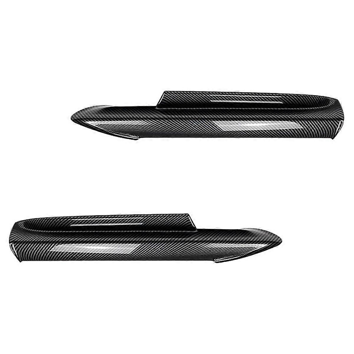 For 3 Series E90 E91 320I 330I 2005-2008 Front Bumper Lip Diffuser Splitter Spoiler Protector Carbo