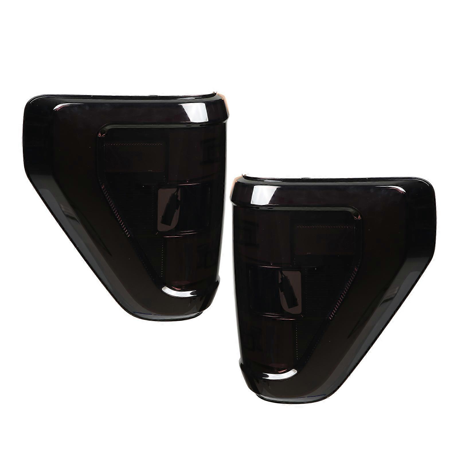 Left Right LED Tail Light with Blind Spot Hole Rear Brake Reverse Lamp Replacement for Ford XLT 2021‑2022 