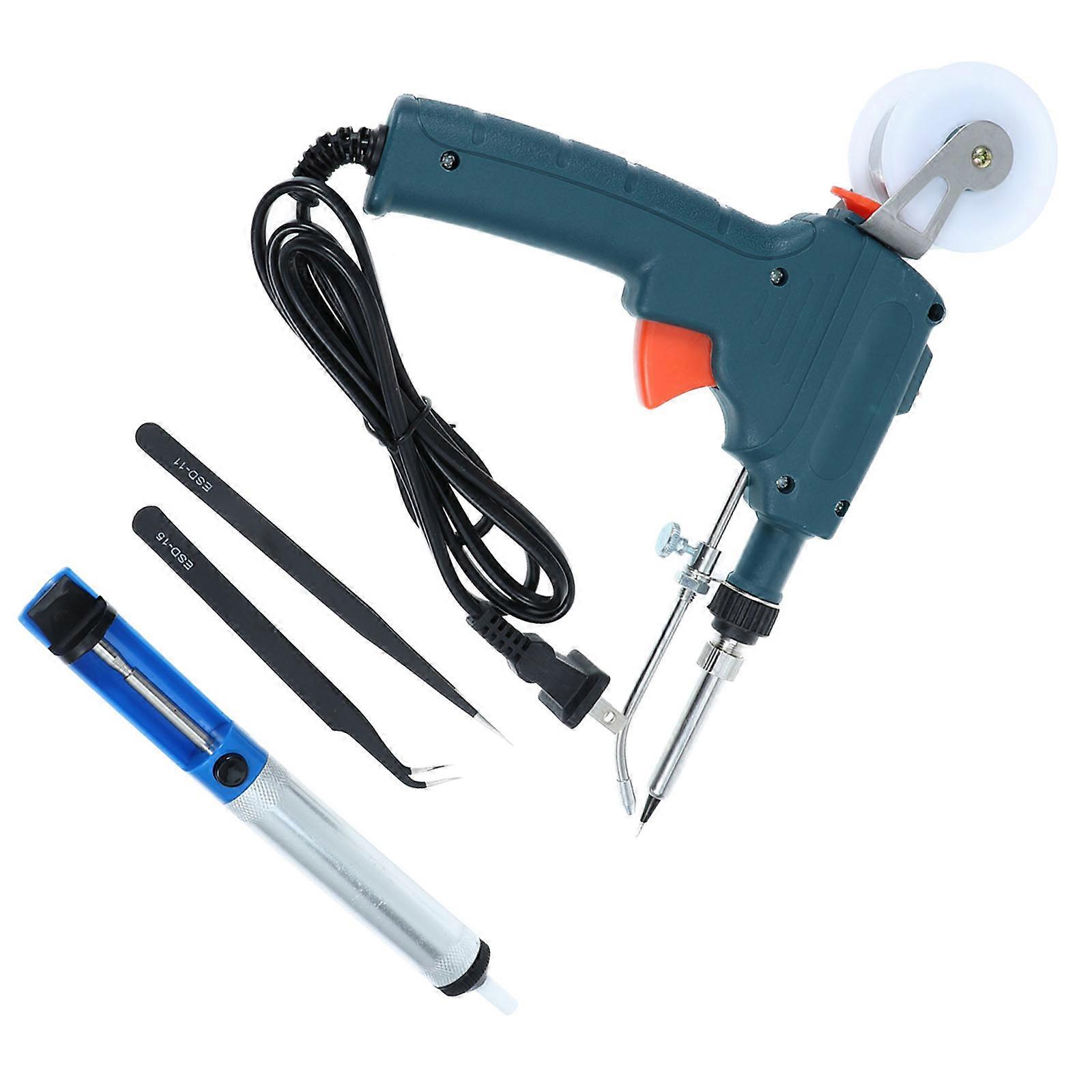 Desoldering Pump for Soldering 60W Electric Soldering Iron Green