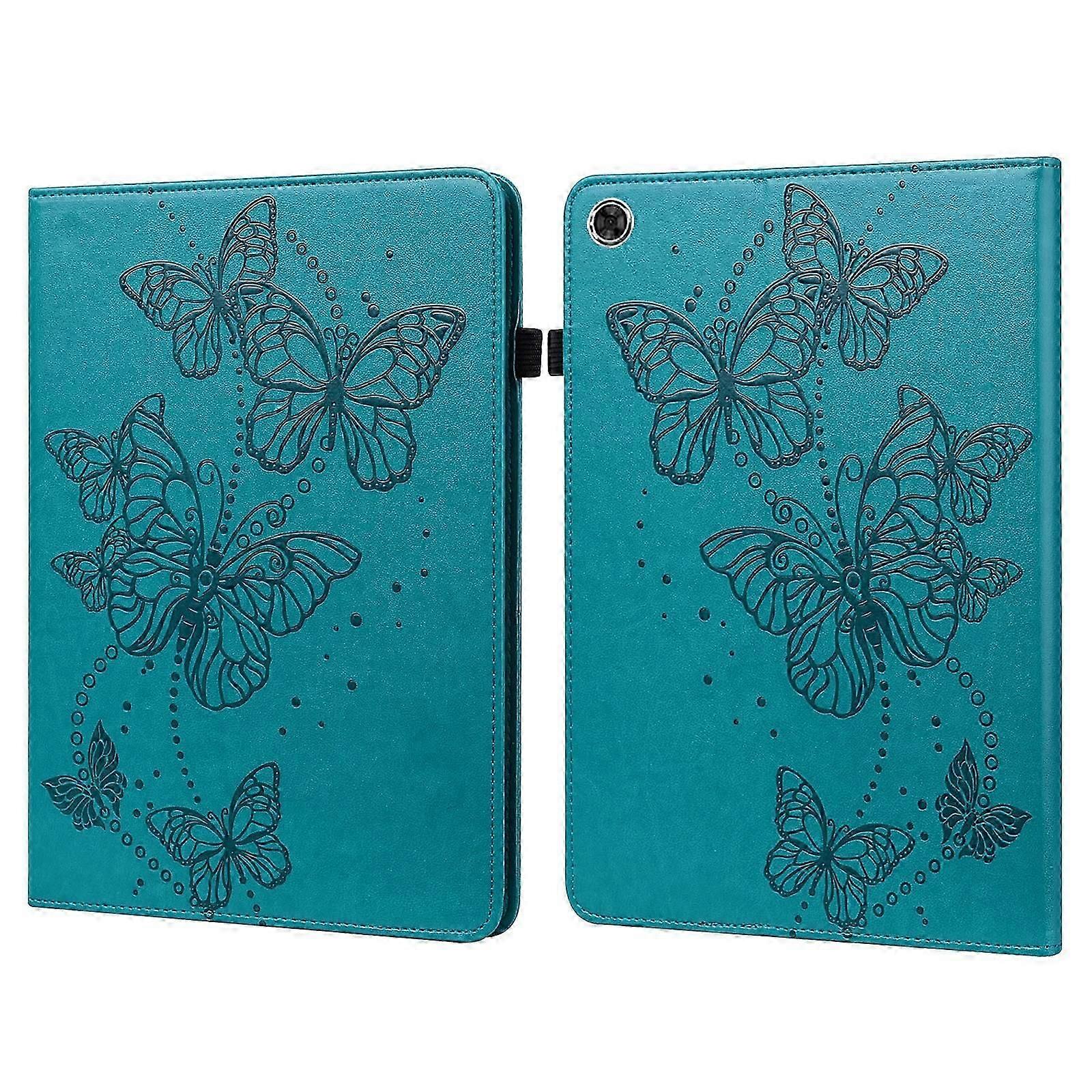 For Lenovo Tab M10 Plus / Tab M10 FHD Plus 10.3 inch TB-X606F TB-606X Embossed Butterfly Pattern Horizontal Flip Leather Tablet Case(Pink)