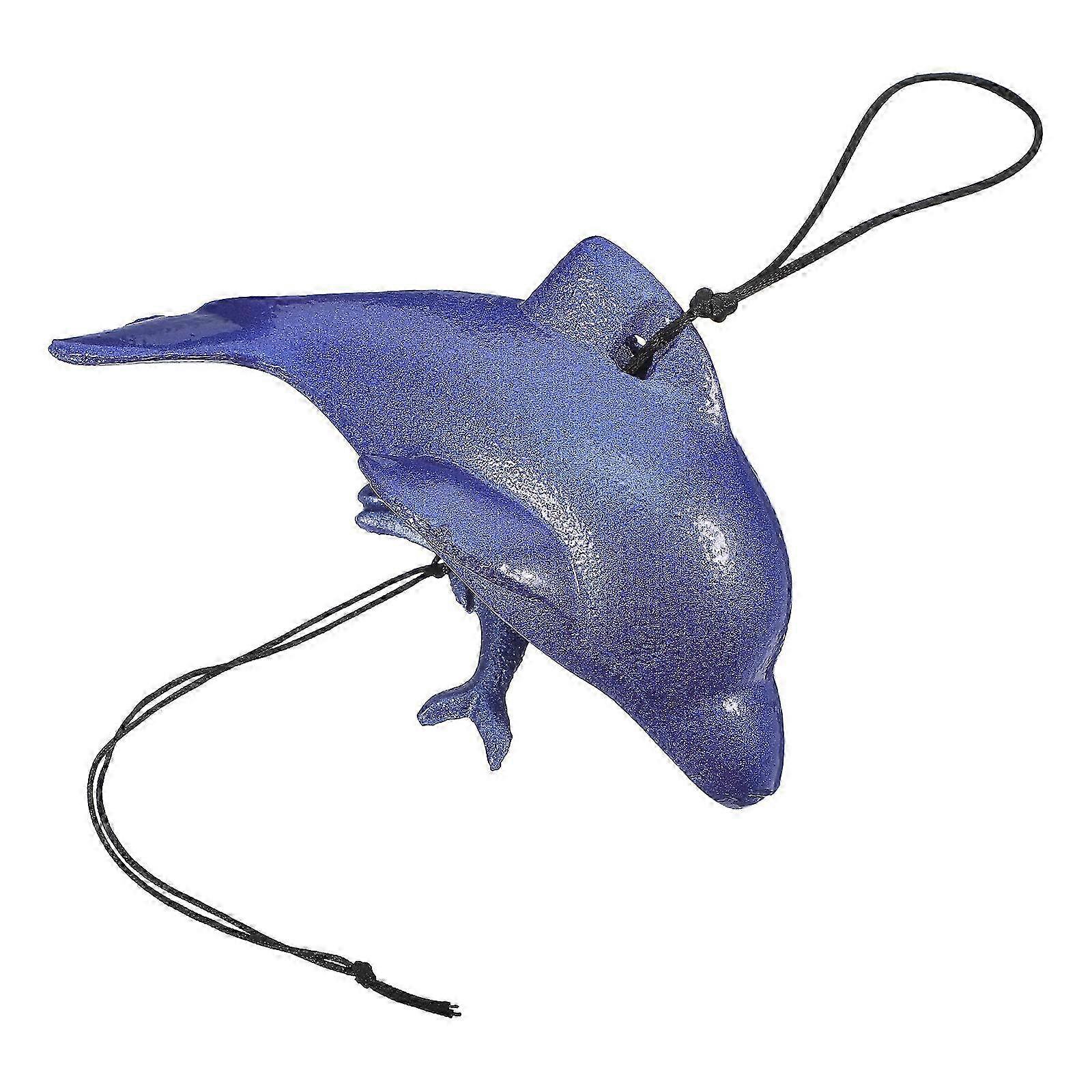 الحديد الزهر دولفين الرياح رنين لتزيين حديقة الشرفة مع زخرفة فناء منزلية مهدئة جرس الصوت 1 حزمة