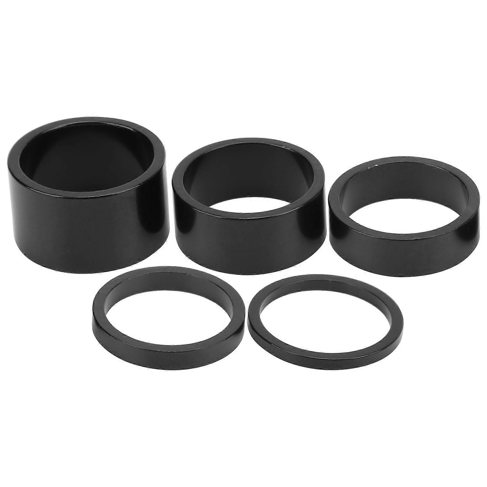 5Pcs/set Bicycle Front Fork Washer Mountain Bike Aluminum Headset Spacer Fork Washer