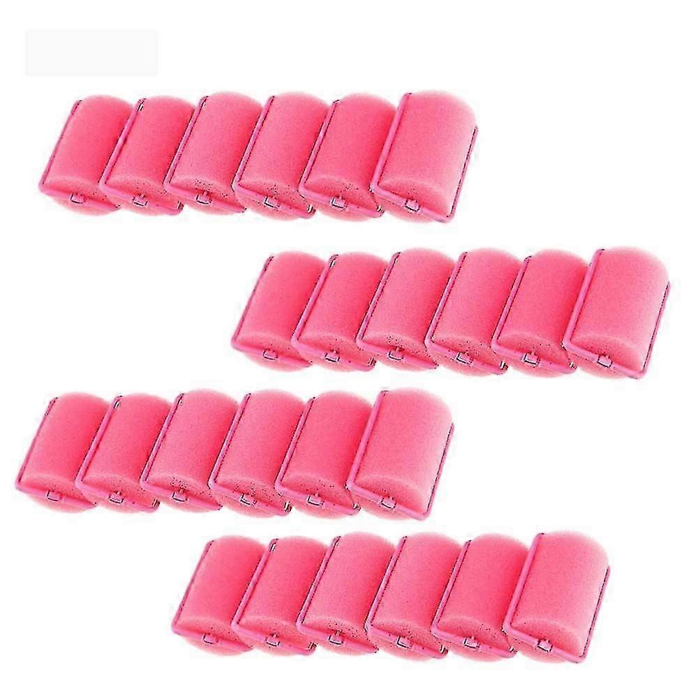 12 oder 24 Stück Schwamm Haarrollen Schaum Styling Wave Curler Tools
