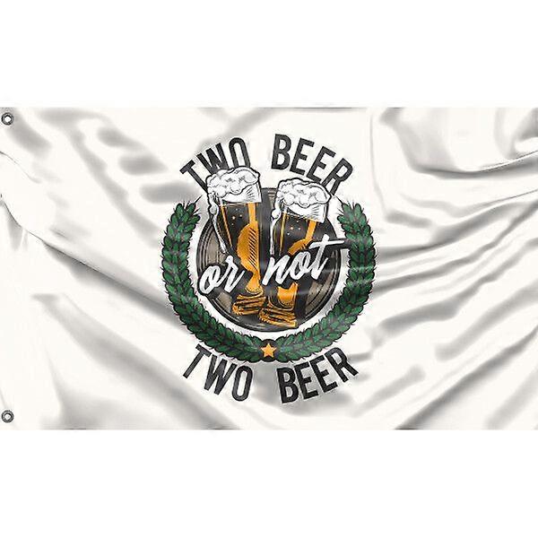 Two Beer Sign Flag