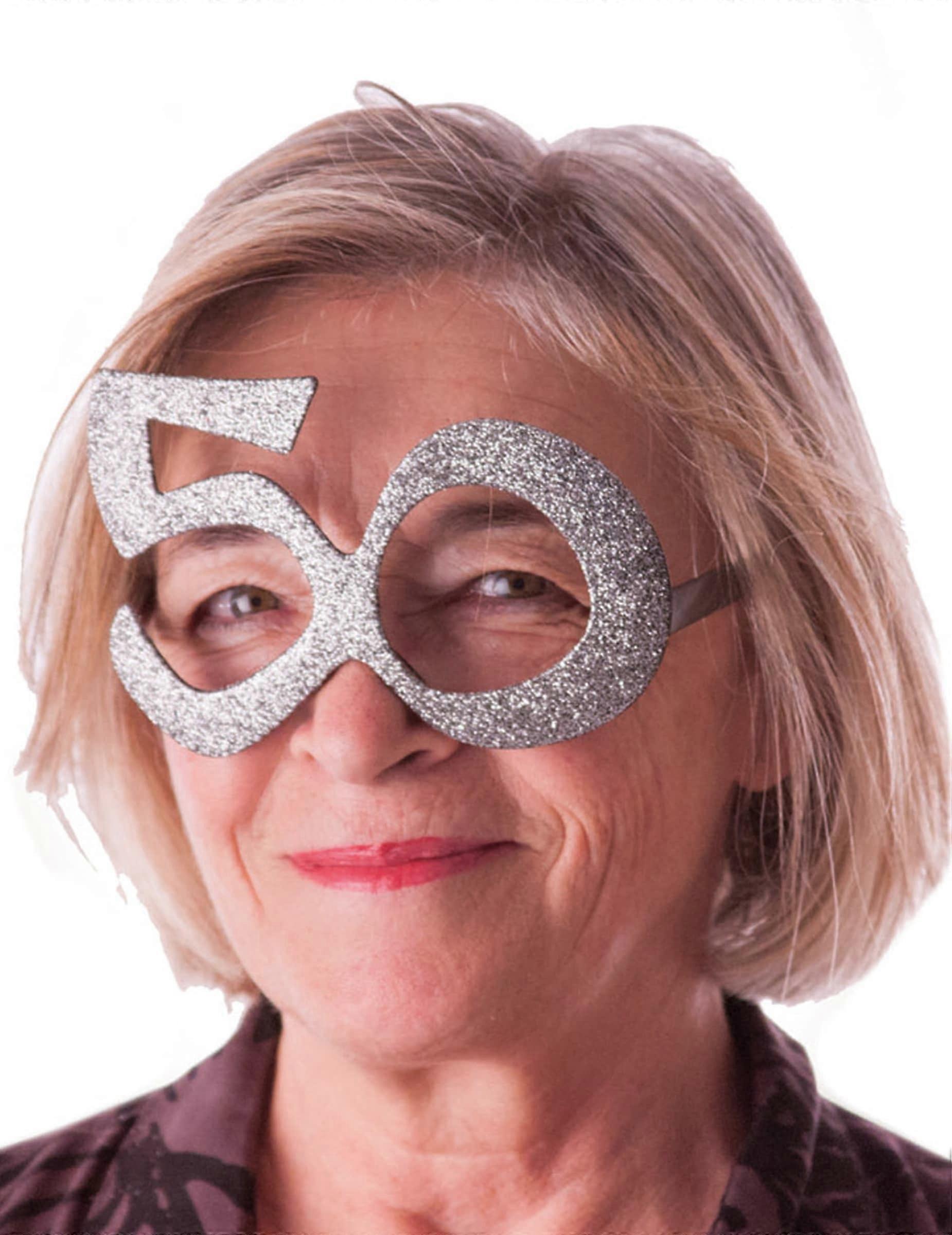 50 year old glitter glasses