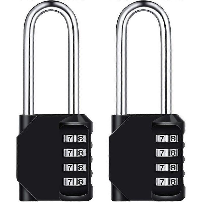 Combination Lock Long 6.7cm, [2 Pieces] Waterproof 4-Digit Combination Lock