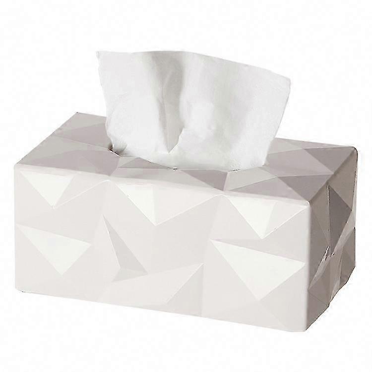 White Tissue Box for Home and Office Use
