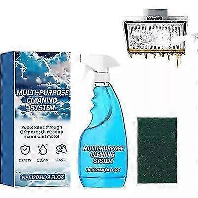Splash Foam Spray,Multi-Purpose Cleaner, Splash Spray All Purpose Cleaner,Tablets & Spray Bottle Oven Cleaner, Multi-Purpose Cleaning System for Kitch