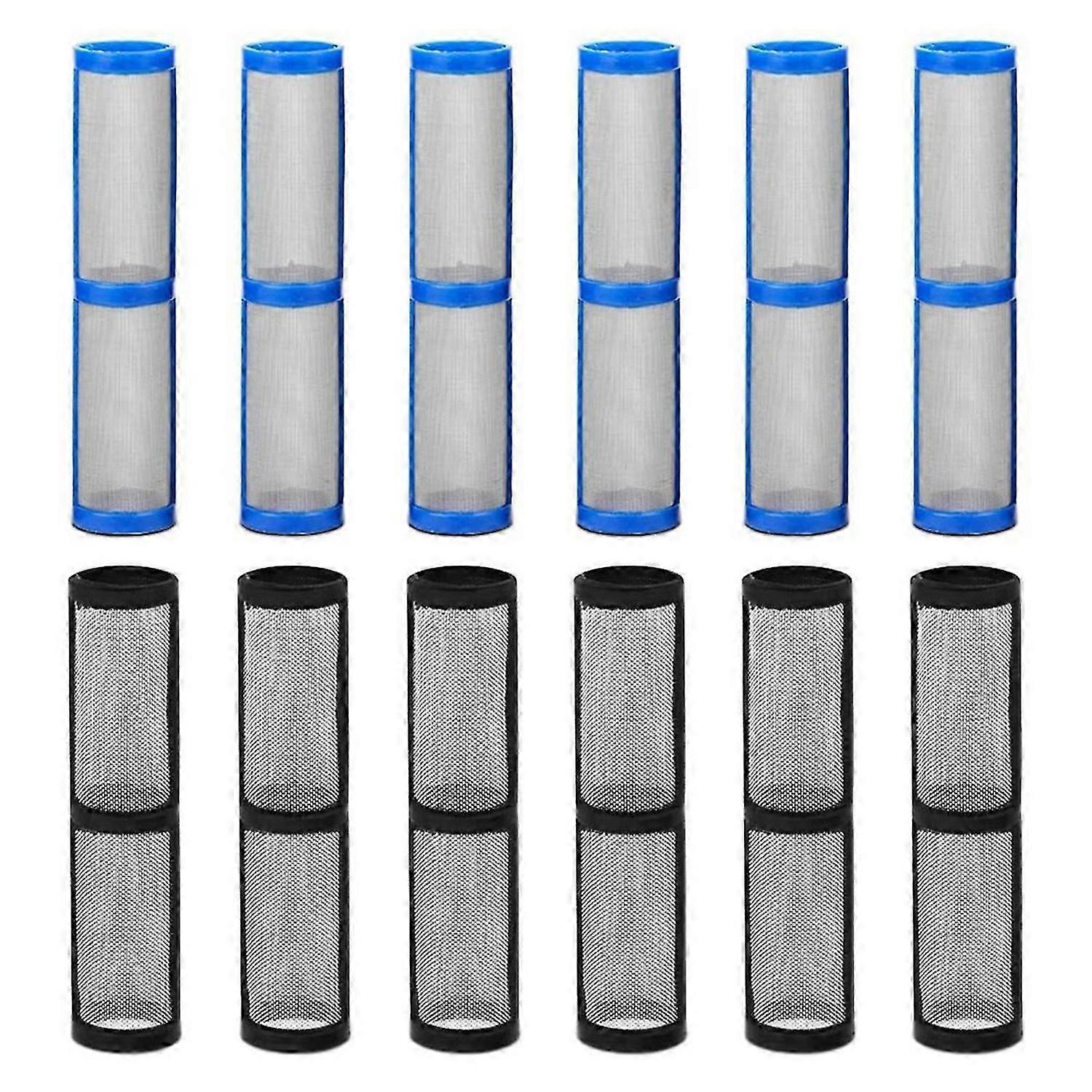 12Pcs Airless Paint Sprayer Filter 390 246384 60Mesh & 246382 100Mesh