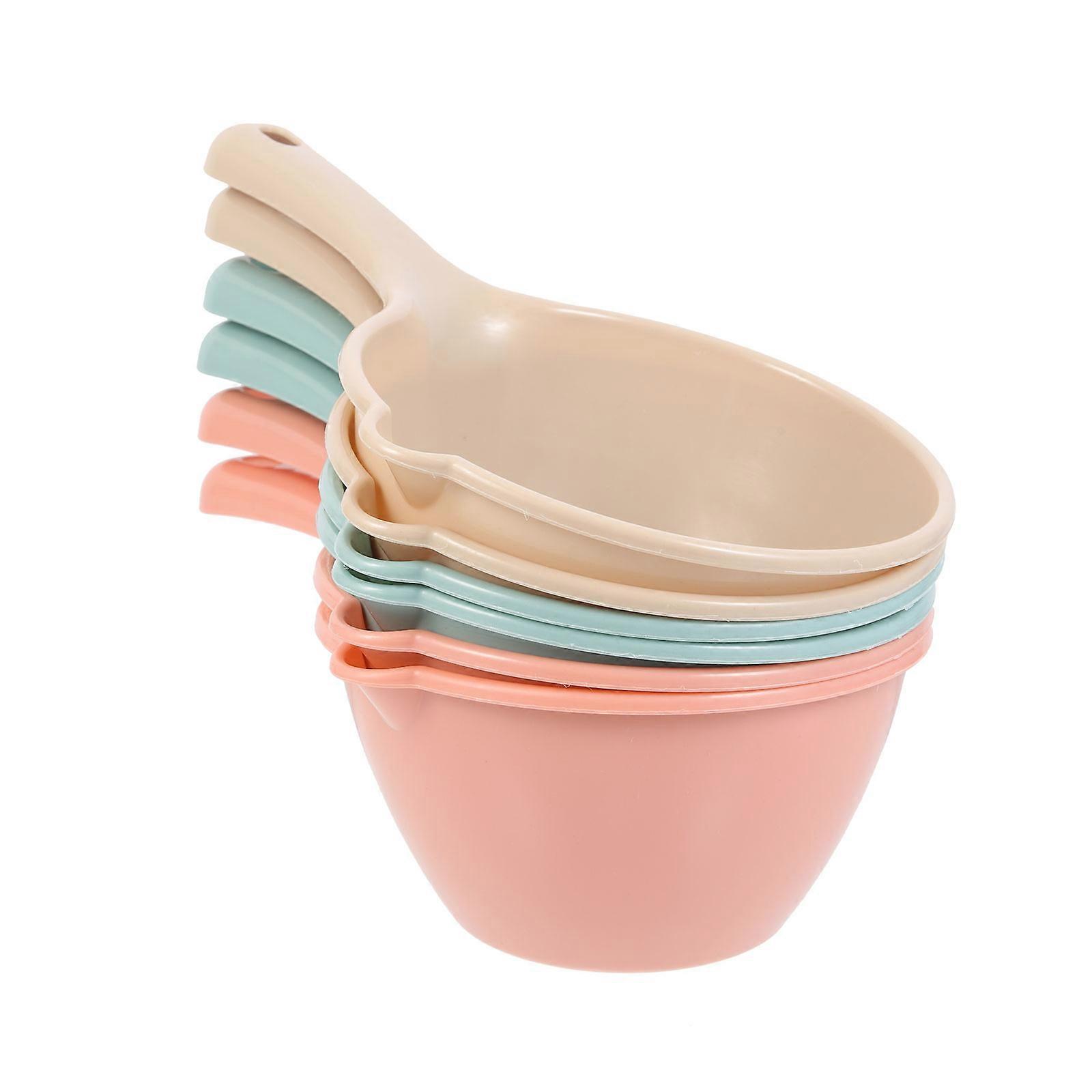 Multipurpose Water Scoop Household Water Ladles for Storage Use 6Pcs