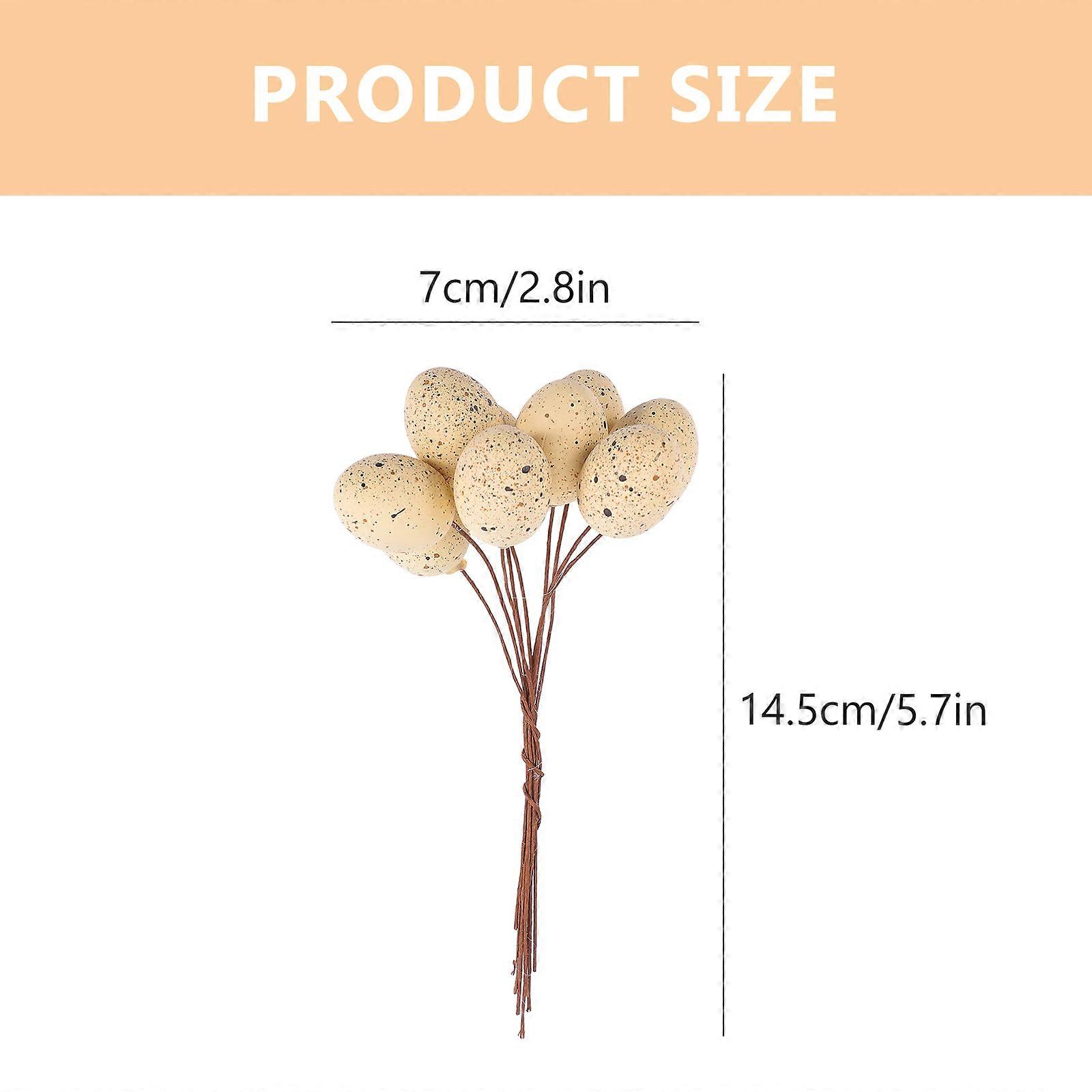 Easter Egg Bouquet Decorative Egg Stems for 30Pcs Easter Party Decoration