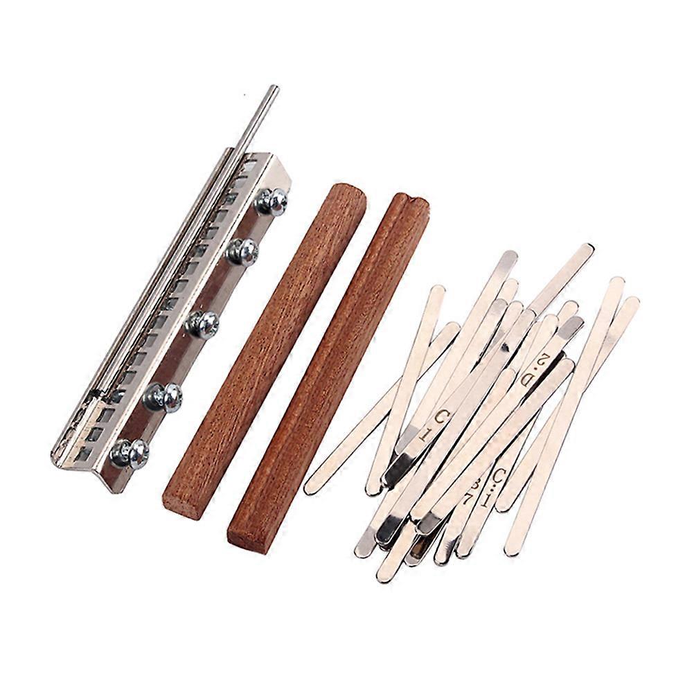 Kalimba Keys with Thumb Piano Bridge Steel 17 Note for Music Lover