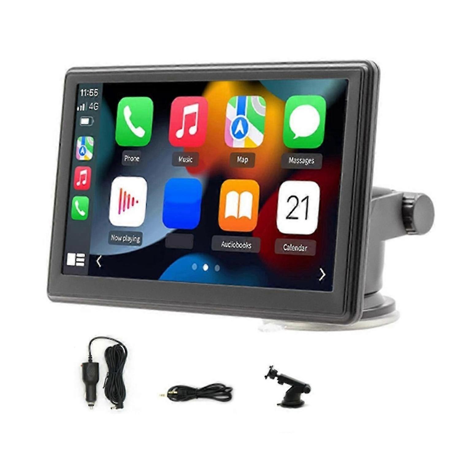 7 Inch Wireless Carplay Android Auto Player Car GPS Navigation Mobile Phone Interconnection Multimed