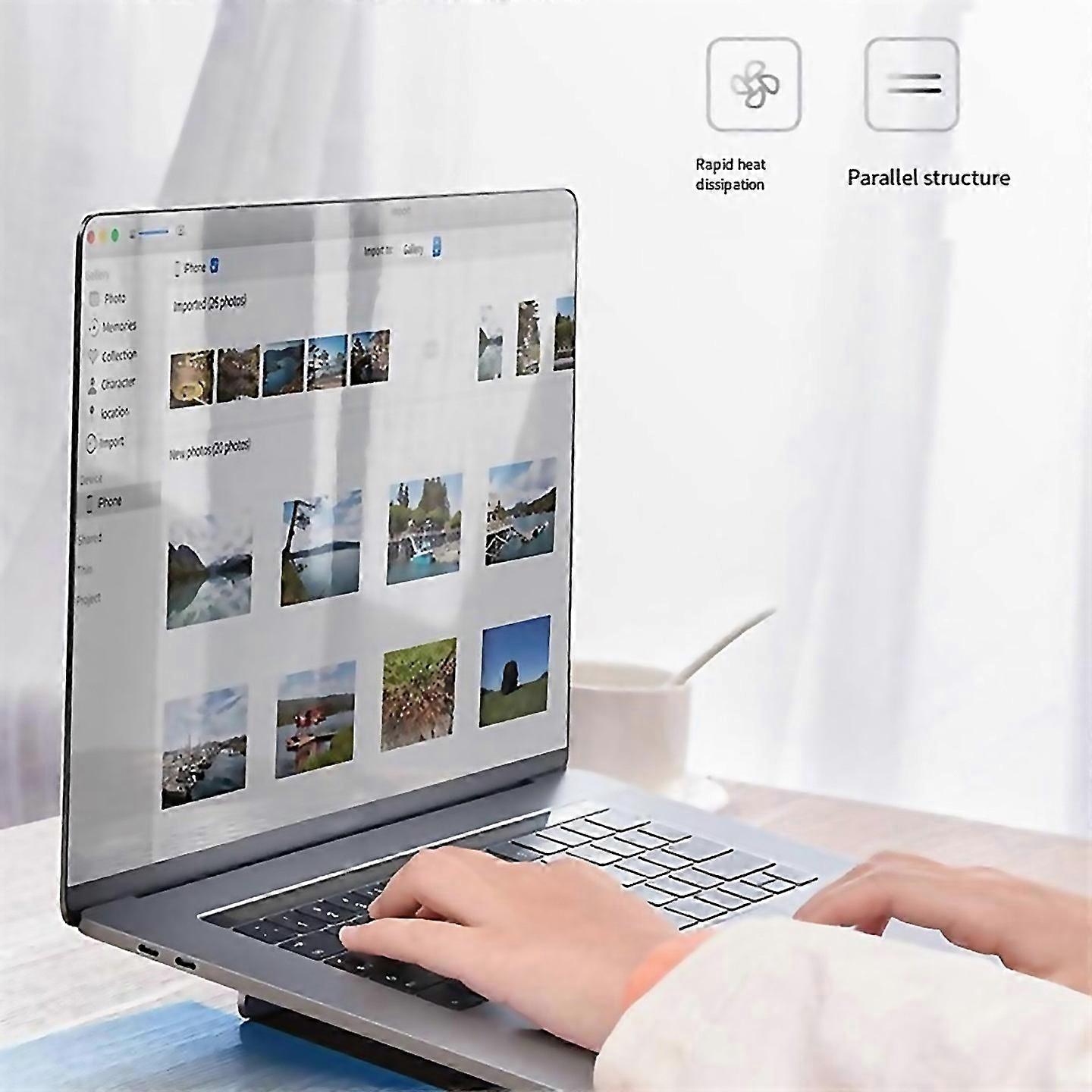 For K32 Portable Metal Laptop Stand Folding Height Bracketb