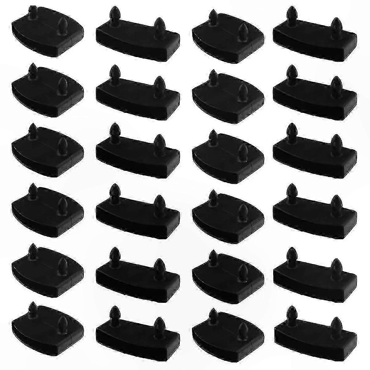 24 Pack Plastic Slat Holders 55mm x 9mm Replacement Caps for Wooden Bed Frames