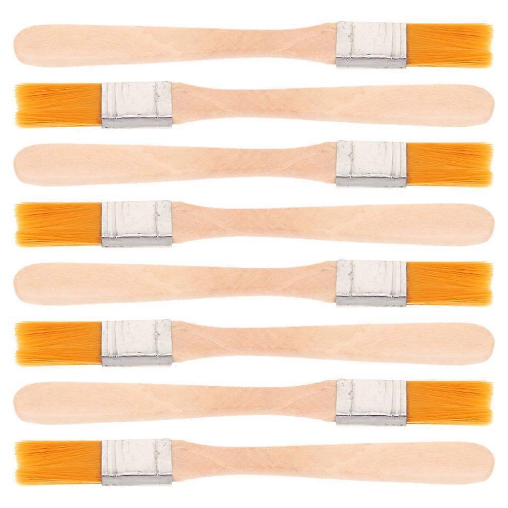 Art Brush Wooden Handle for Painting 40Pcs Multi Color Nylon Brushes