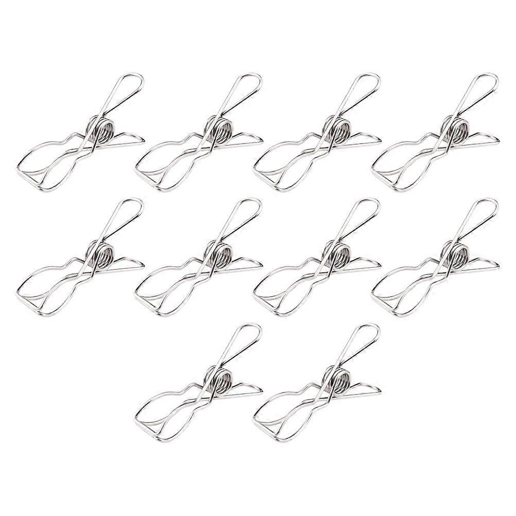 Clothes Clamps Stainless Steel Clips for 20Pcs Windproof Fixing