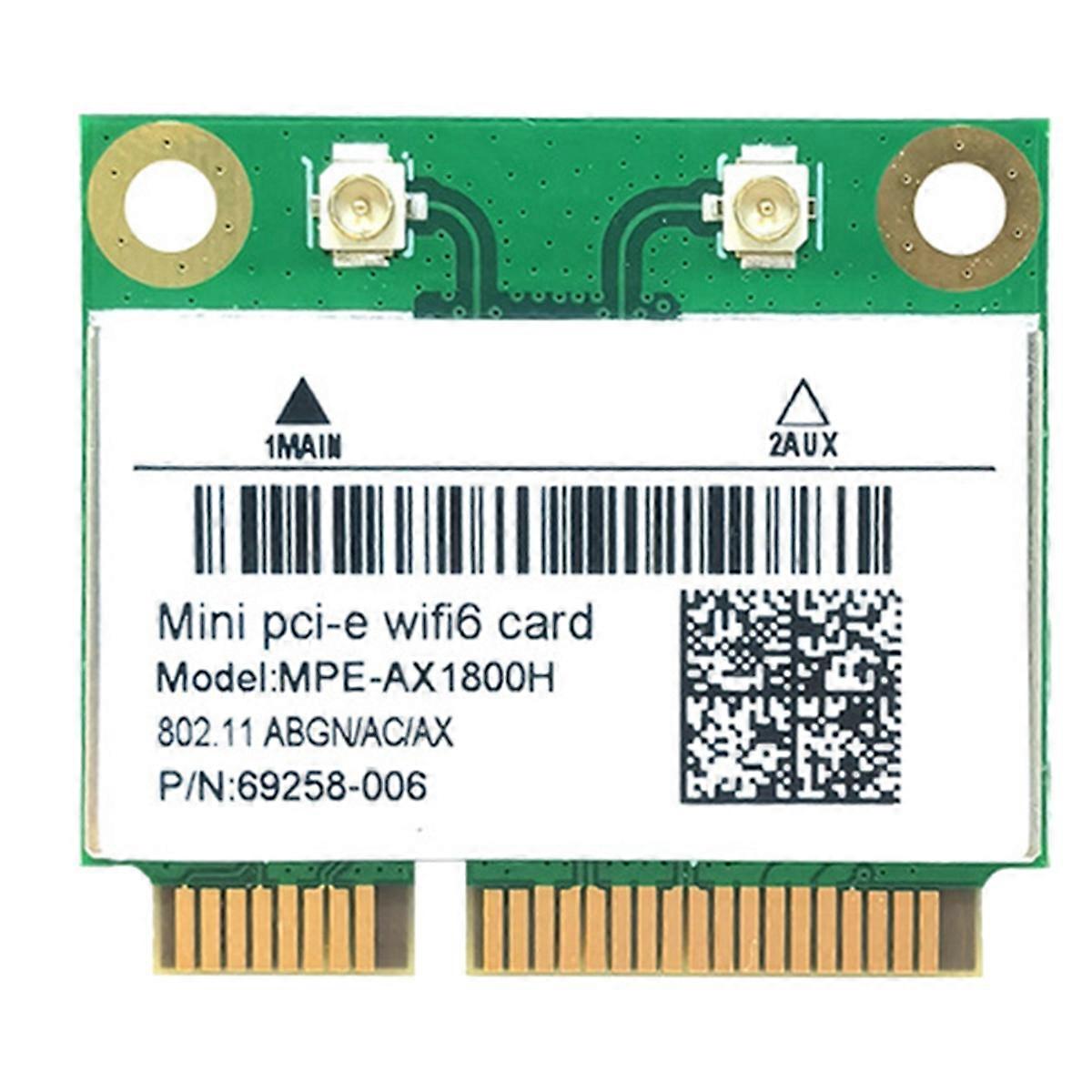RTL8852BE WIFI6 karta AX1800M WiFi 2,4 GHz/5 GHz WiFi karta adaptér