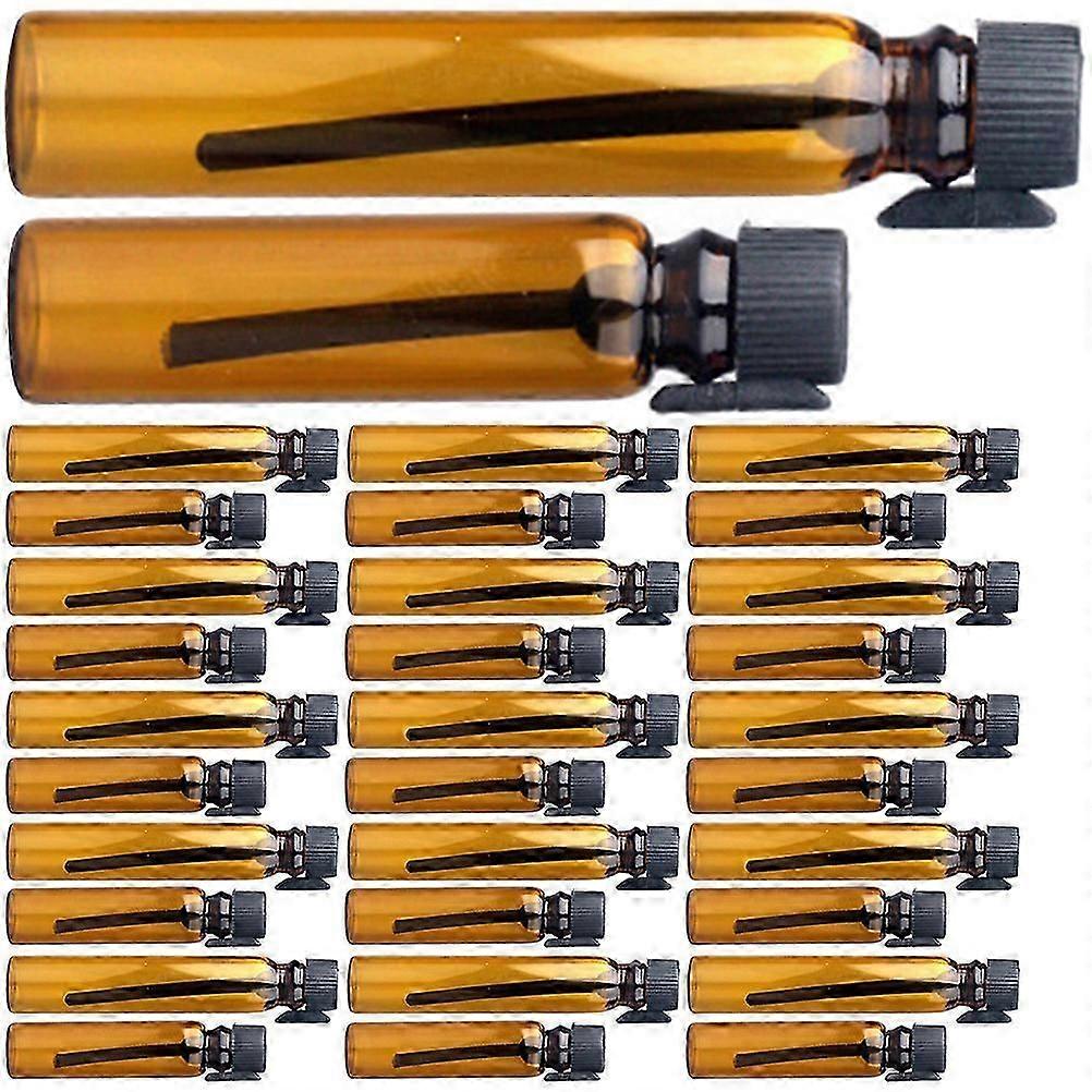 Dropper Bottle Essential Oil Container Home Use 2ml Plastic Aromatherapy Blending 50Pcs