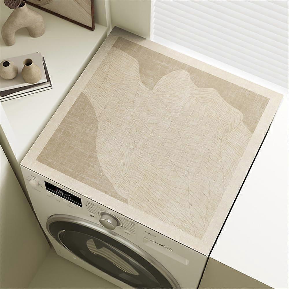 Washer and Dryer Protector Mat 40x50 CM Style 5 Diatomaceous Absorbent Washing Machine Cover for Kitchen