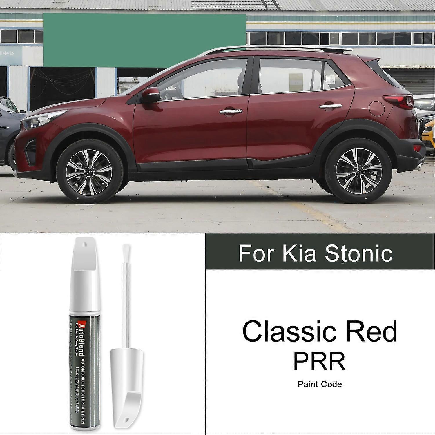Kompatible reparationspenne til Kia Stonic Fix ridser, buler, pletter og matcher originale fabriksfarvekoder