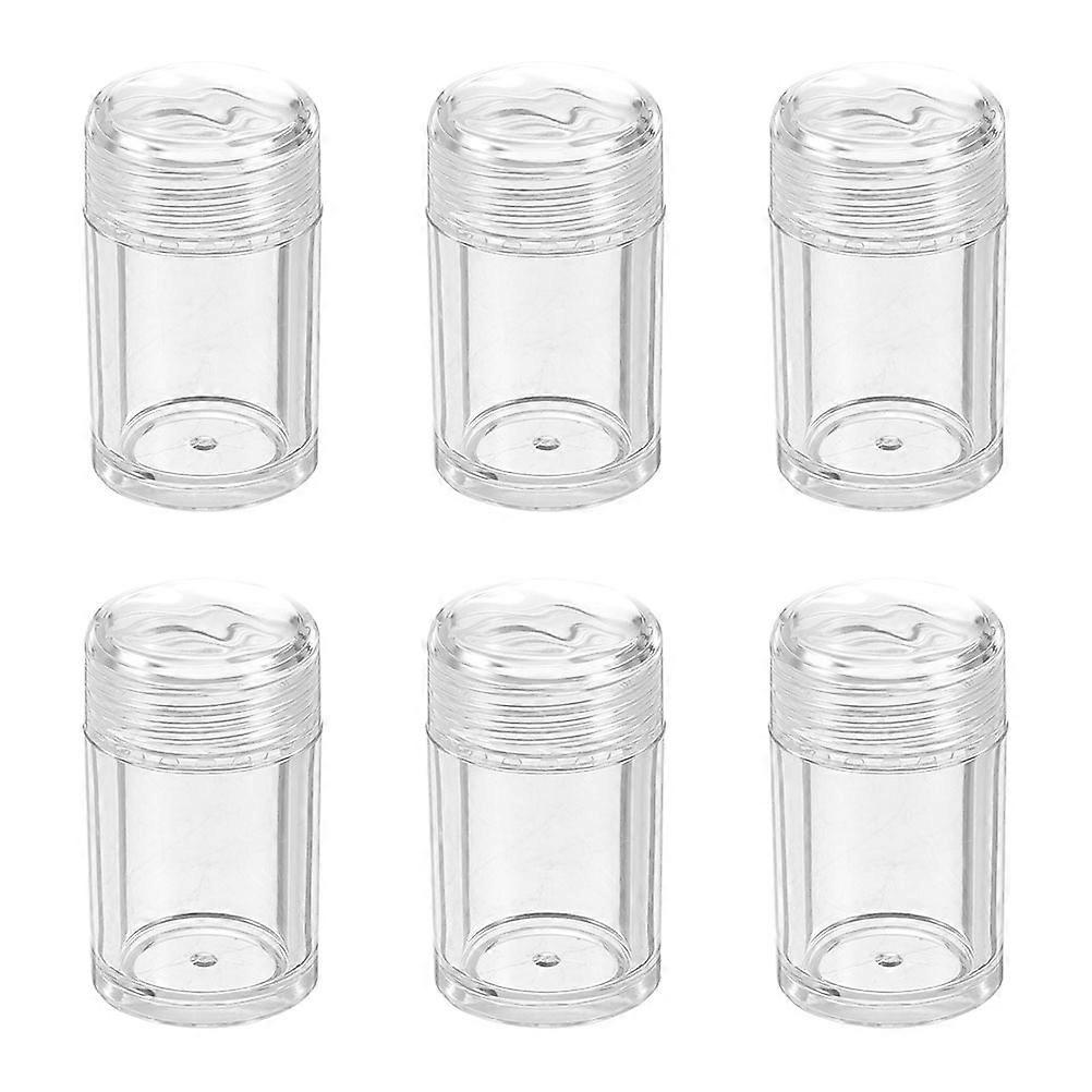 24 Pcs Flip-Type Loose Powder Bottles Rectangular Design For Women Daily Makeup Use Durable and Safe Powder Distribution
