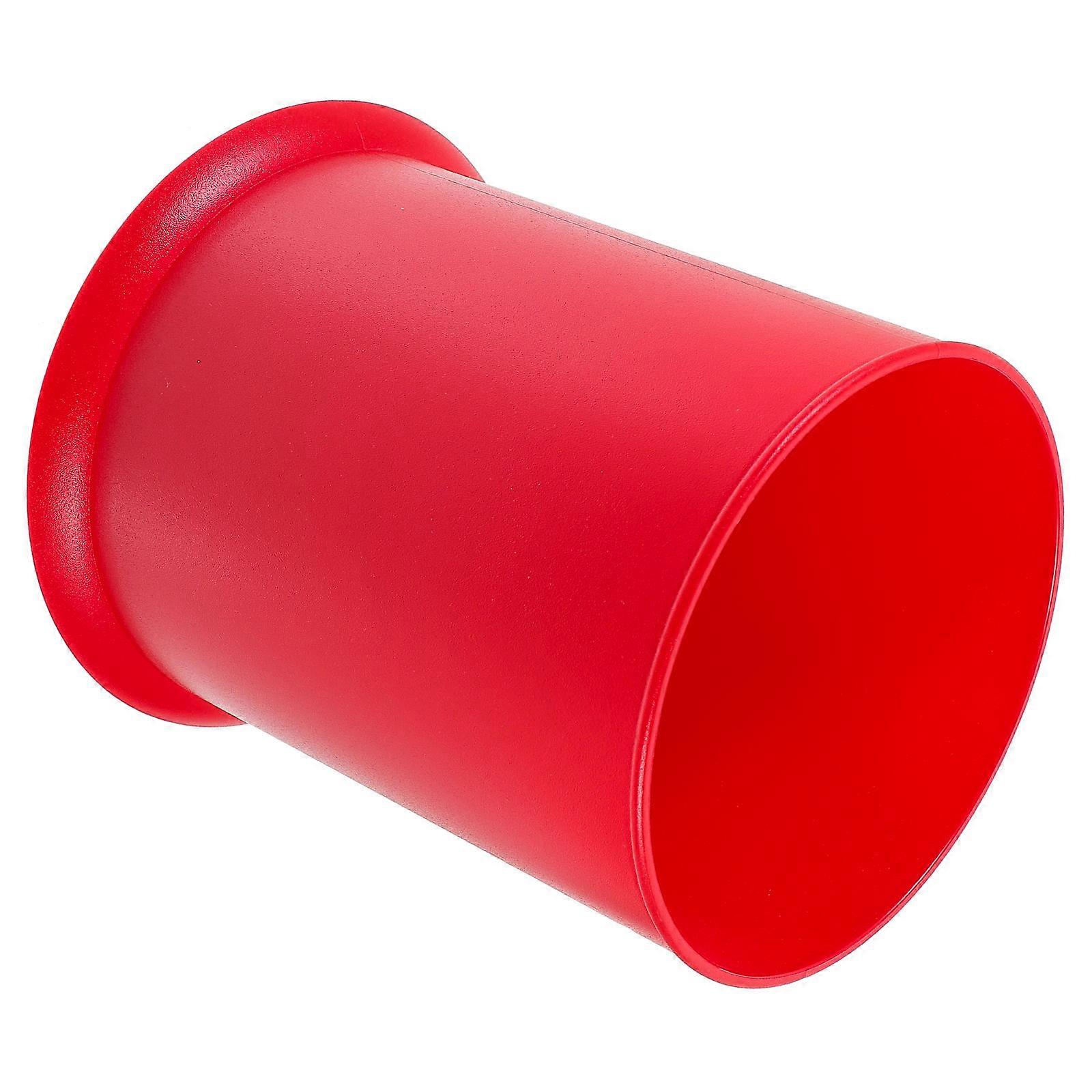 Household Cutlery Holder 4Pcs For Kitchen Utensils Organization In Red Plastic Storage Solution