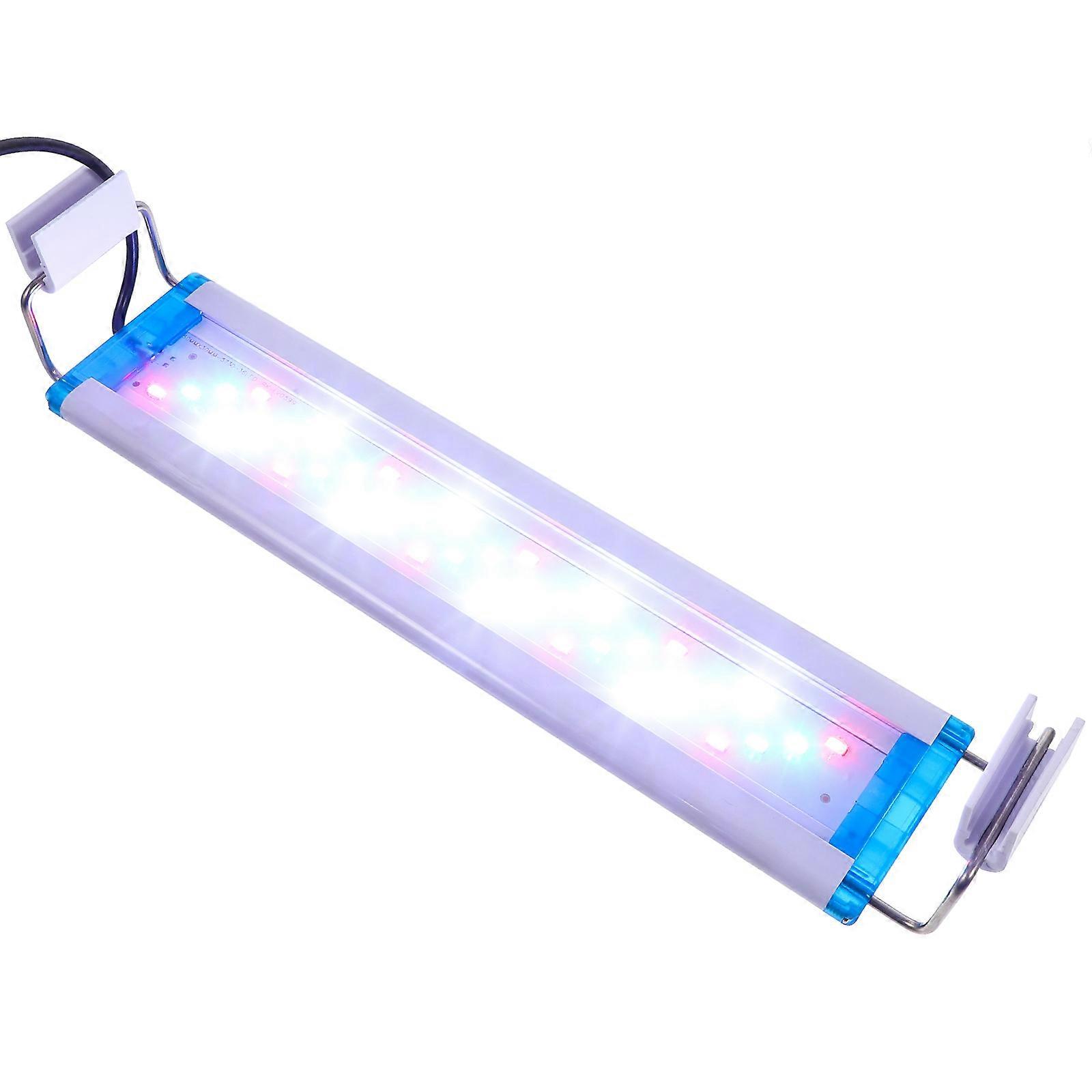 LED Fish Tank Light 2Pcs Multi-Color Lighting For Aquariums Indoor Use 11X2.75X0.47In Energy Saving
