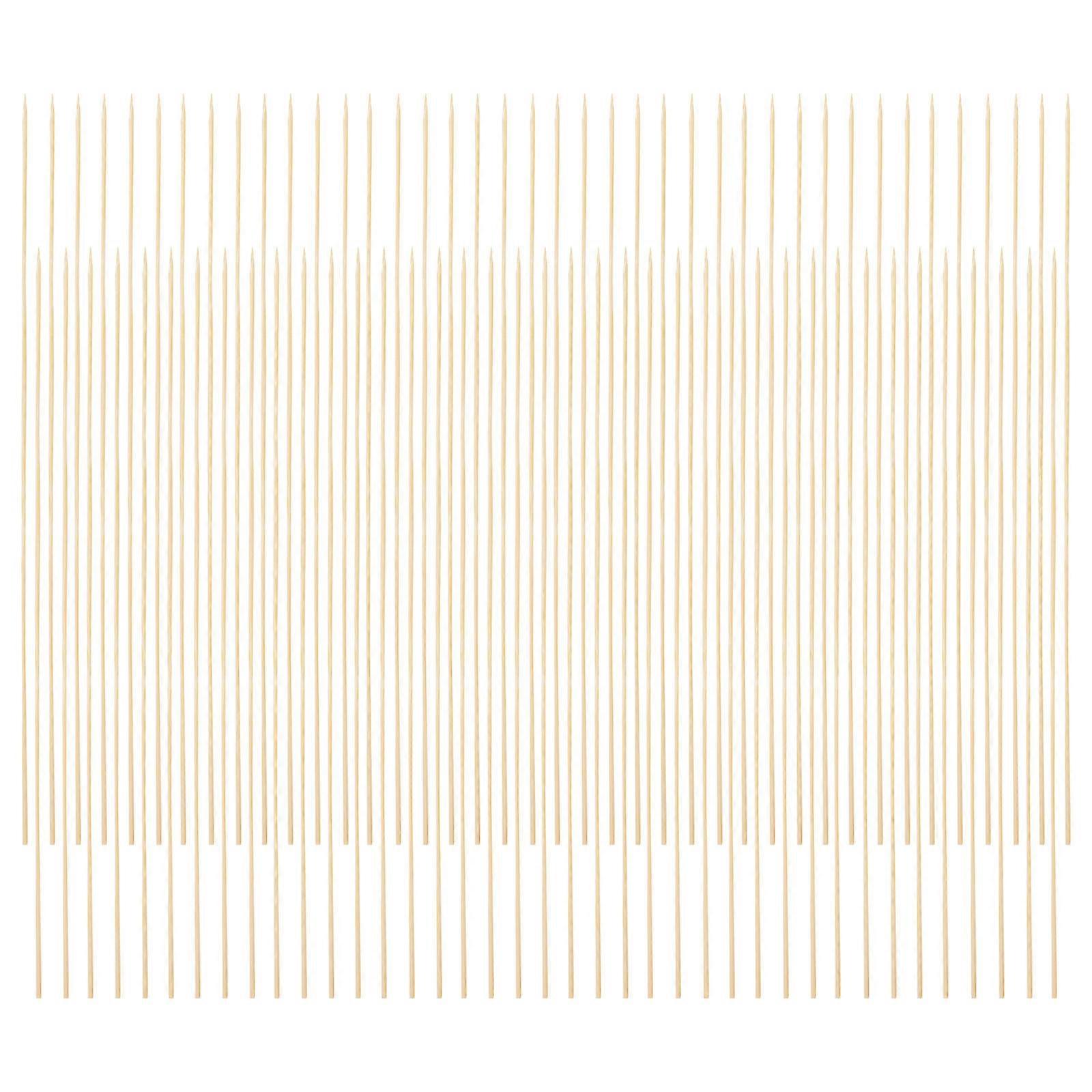 Marshmallow Roasting Sticks Bamboo Barbecue Skewers Party Use 30x0.2cm 210Pcs