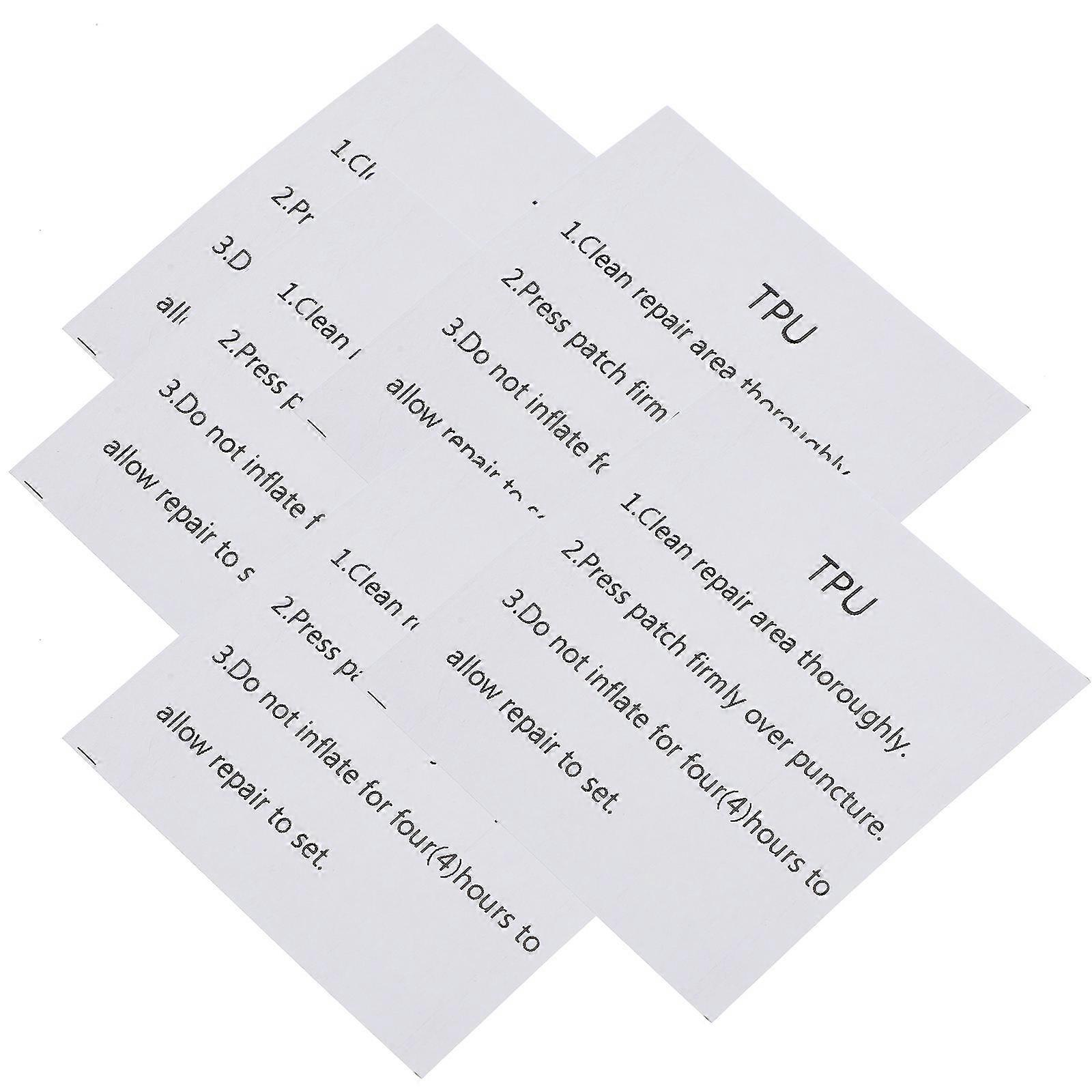 Air Bed Patch Repair Tape for Inflatable Toys 60 Sheets Durable White Adhesive