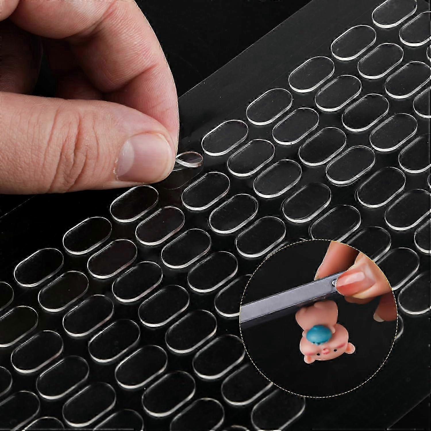 Reusable Adhesive Putty, 480 Pieces Clear Sticky Tack for Art Displays