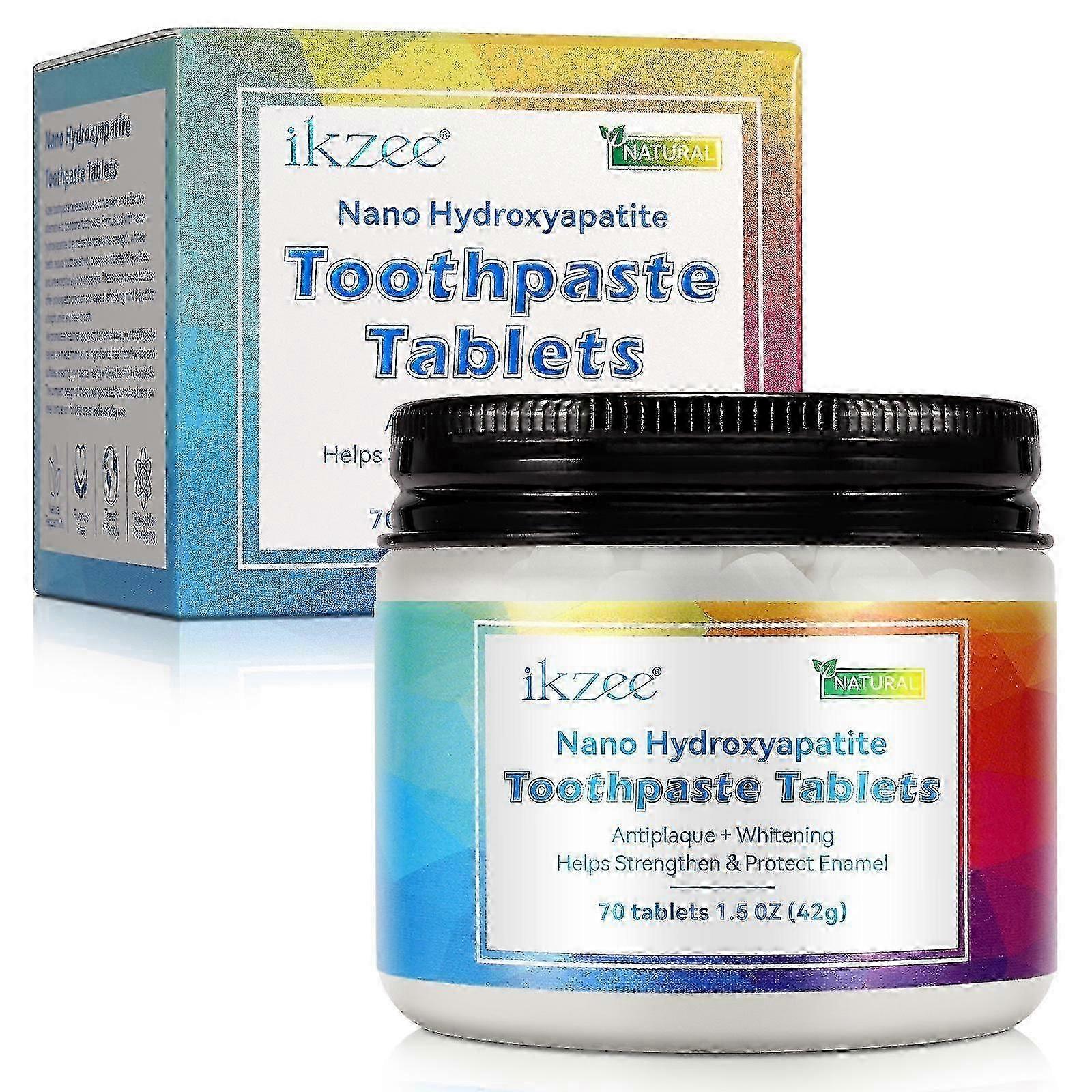 Mint Toothpaste Solid Tablets,nanohydroxypatite Toothpaste,fluoride Free,70pcs