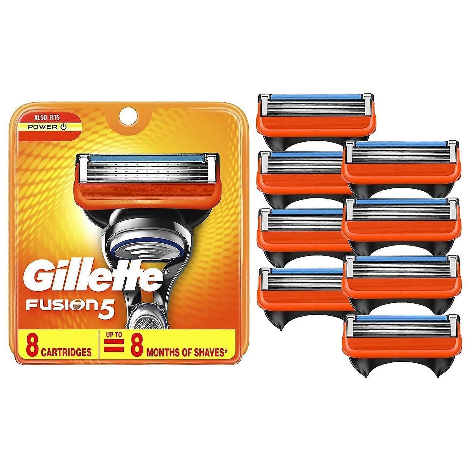 1-24 PACKS 5 Layers Razor Blades Compatible Cartridges Men Care For Gillette Fusion 5 Proglide Razors