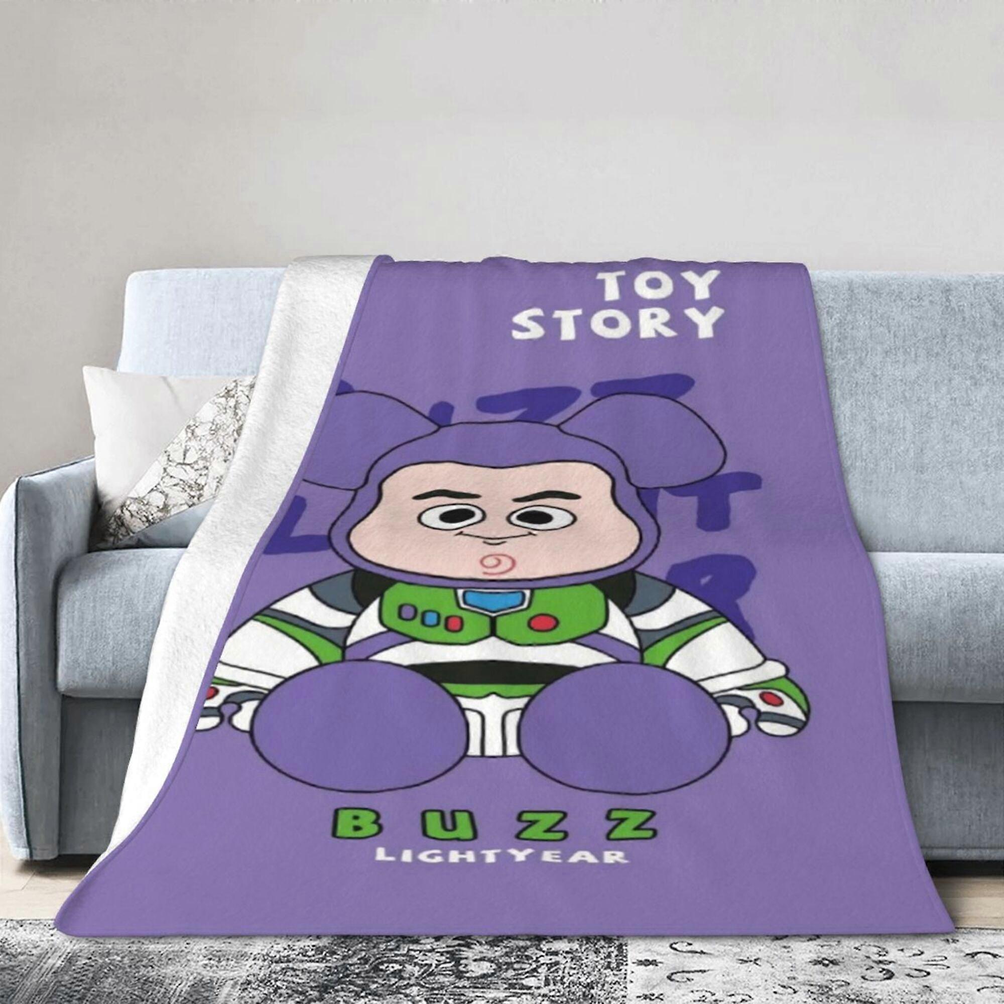 Buzz Lightyear Throw Blankets plush travel Blankets Bedroom living room sofa office