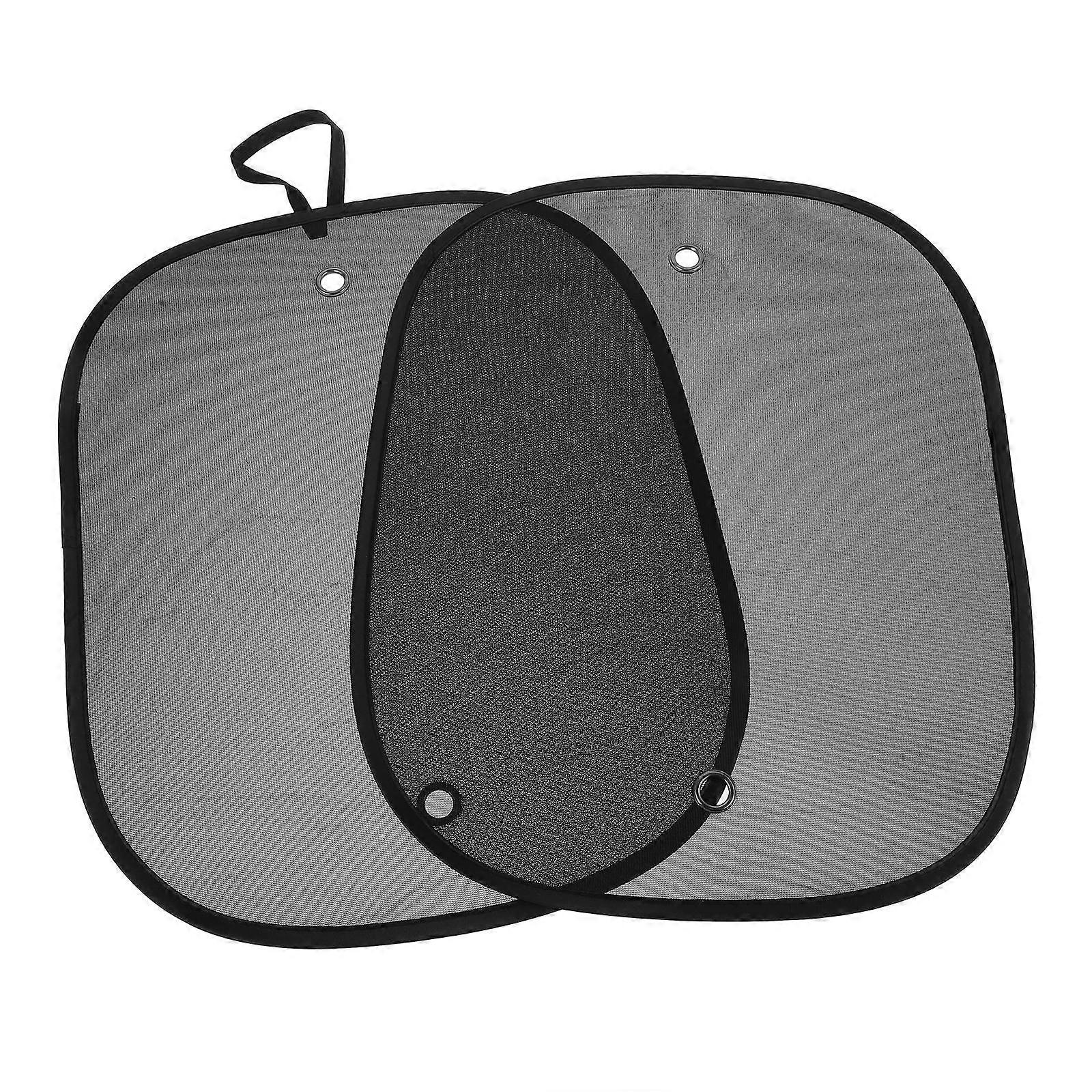 Shade Black Nylon Mesh Sunshade for Car Protecting 1Set