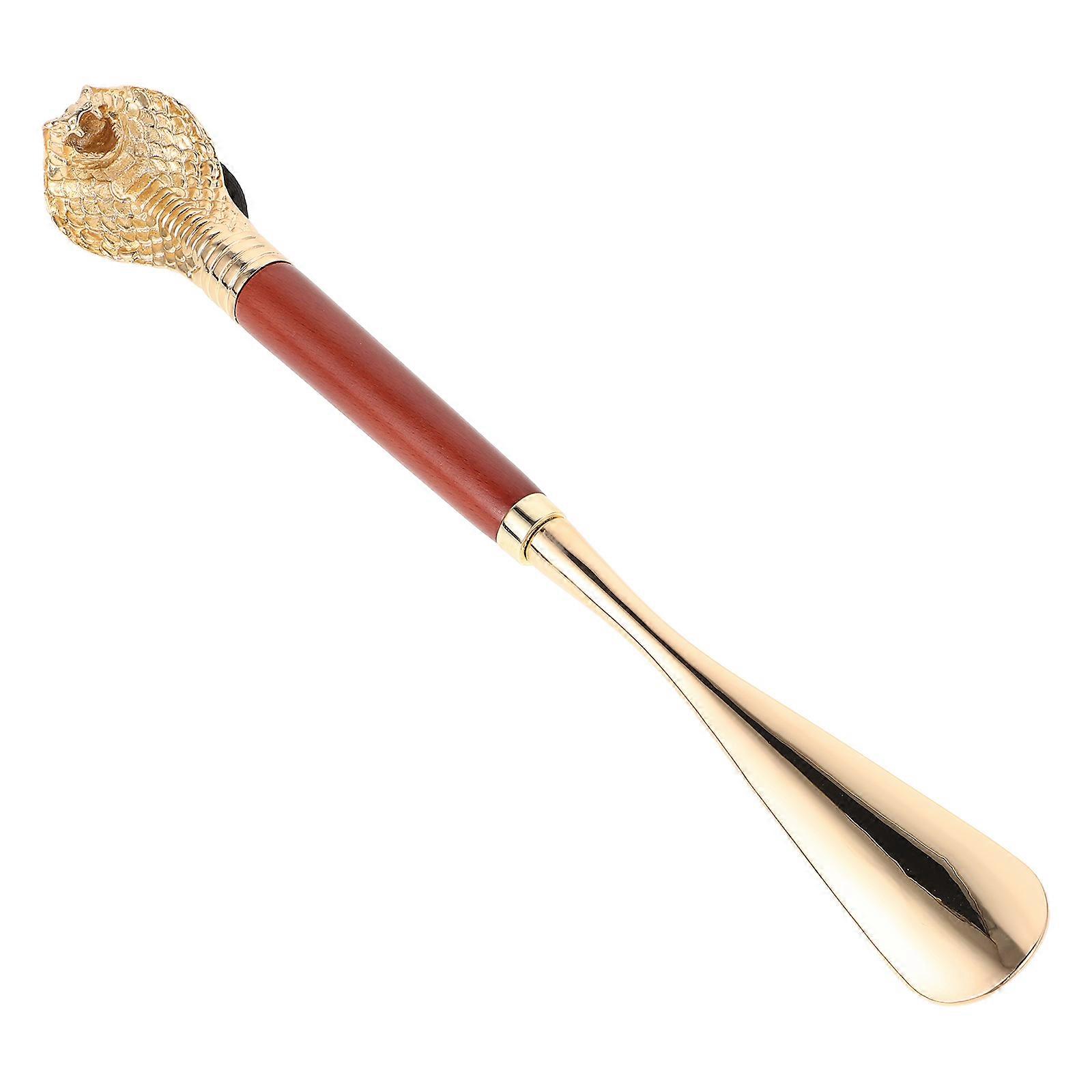 3Pcs Long Handle Shoehorn For Seniors Assistive Use Zinc Alloy Material Easy Shoe Removal Tool