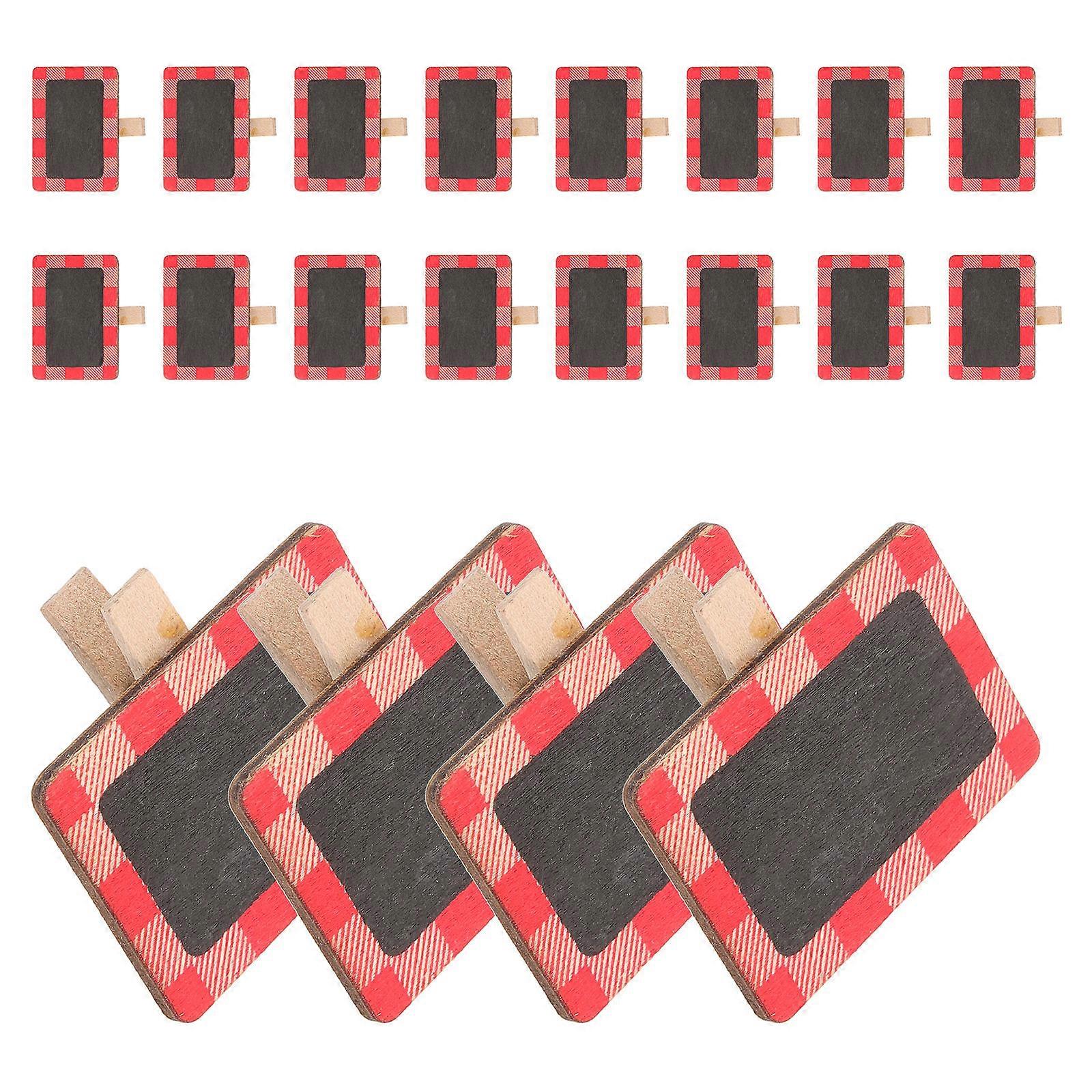 Chalkboard Clip Mini Blackboard Clips for Message Board 80Pcs