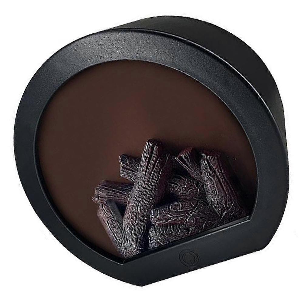 Simulated Fireplace Decorative Light for Desktop Use 3Pcs Night Lamp