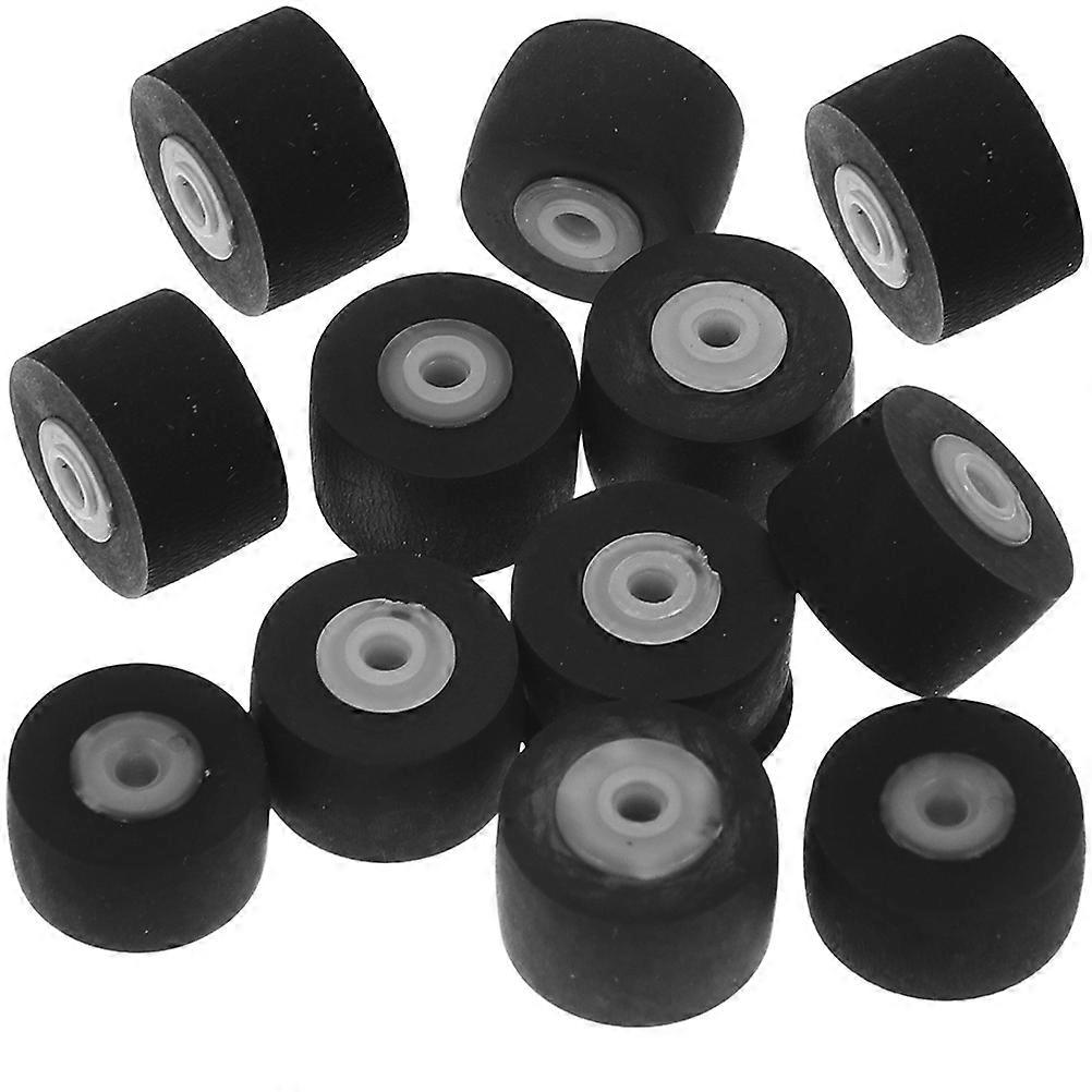 Cassette Tape Pinch Roller for Radio Replacement for 24Pcs Black